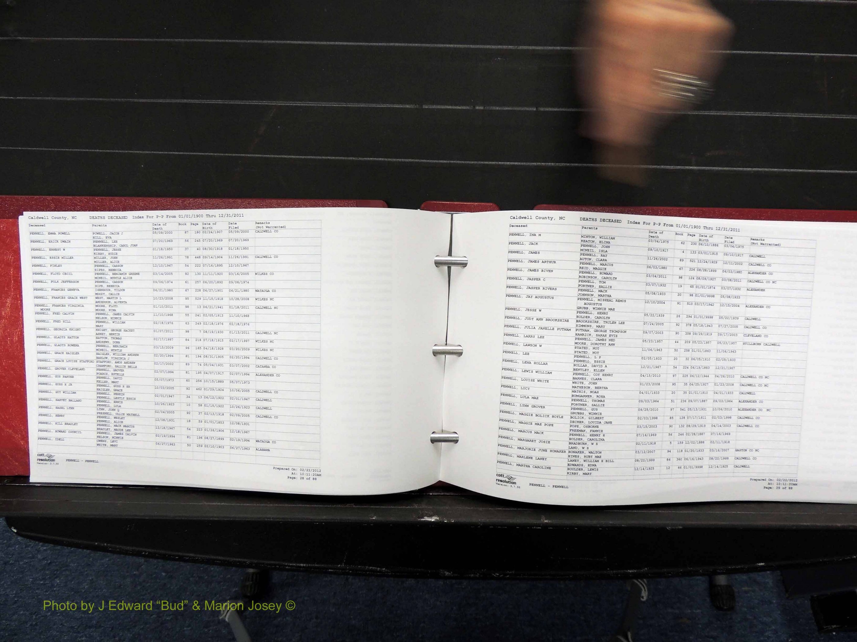 Caldwell Co, NC, Deaths, N-Z, 1900-2011 (127).JPG
