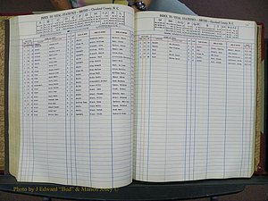 Cleveland Co, NC, Births, A-Z, 1951-1956 (114).JPG