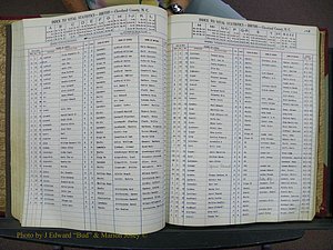 Cleveland Co, NC, Births, A-Z, 1951-1956 (122).JPG