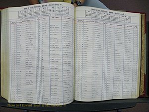Cleveland Co, NC, Births, A-Z, 1951-1956 (215).JPG