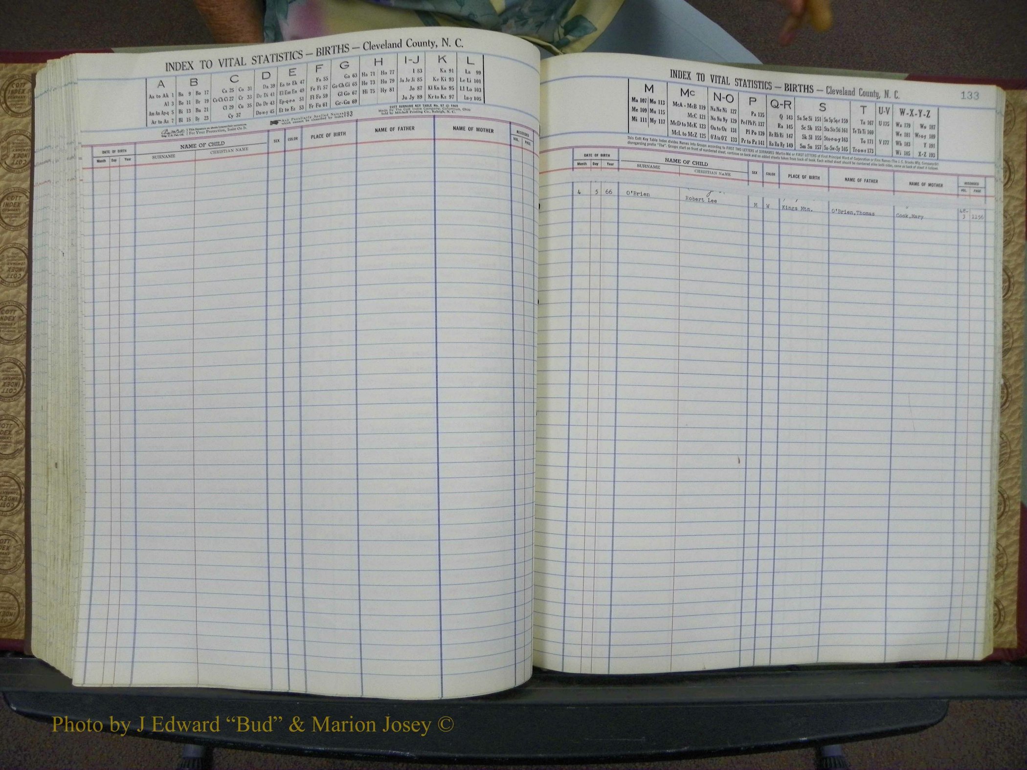 Cleveland Co, NC, Births, A-Z, 1963-1968 (140).JPG