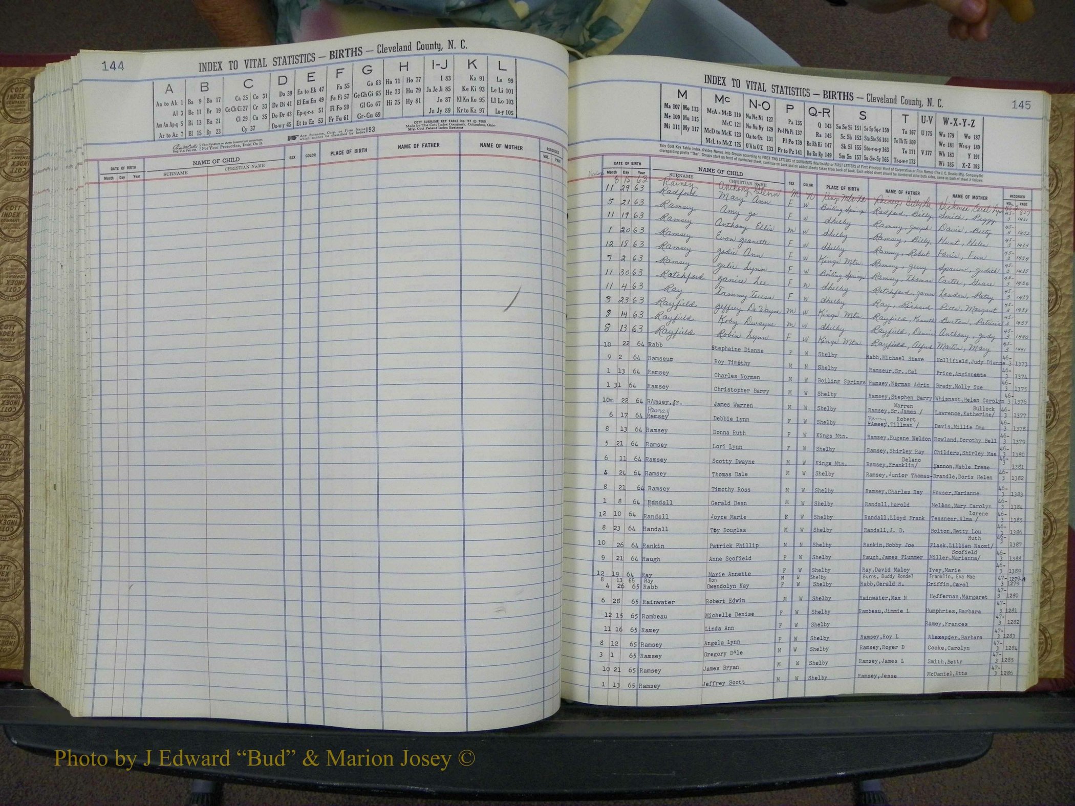 Cleveland Co, NC, Births, A-Z, 1963-1968 (153).JPG