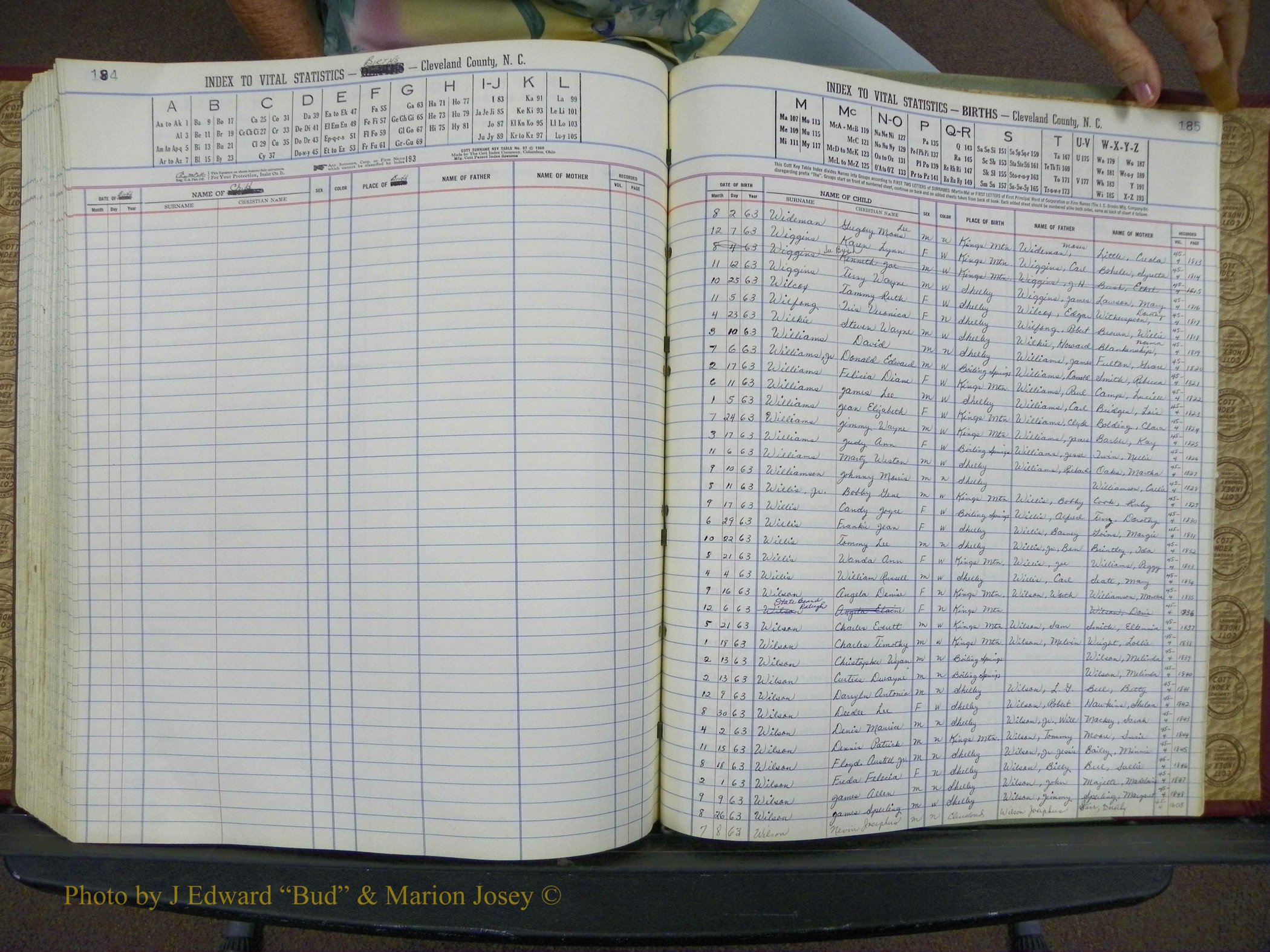 Cleveland Co, NC, Births, A-Z, 1963-1968 (197).JPG