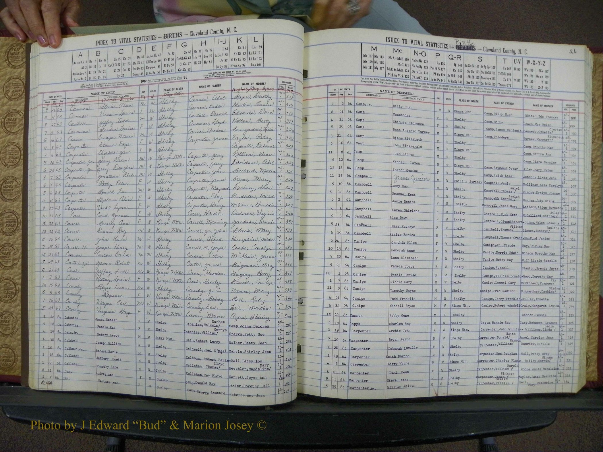 Cleveland Co, NC, Births, A-Z, 1963-1968 (31).JPG