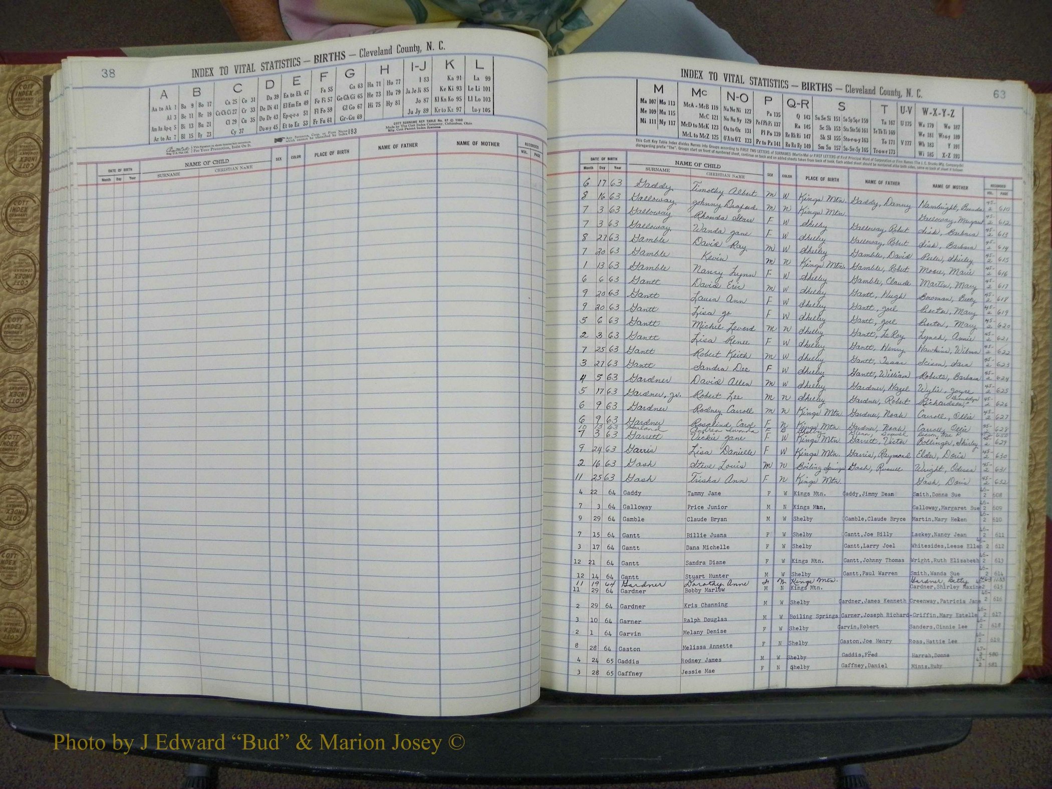 Cleveland Co, NC, Births, A-Z, 1963-1968 (66).JPG