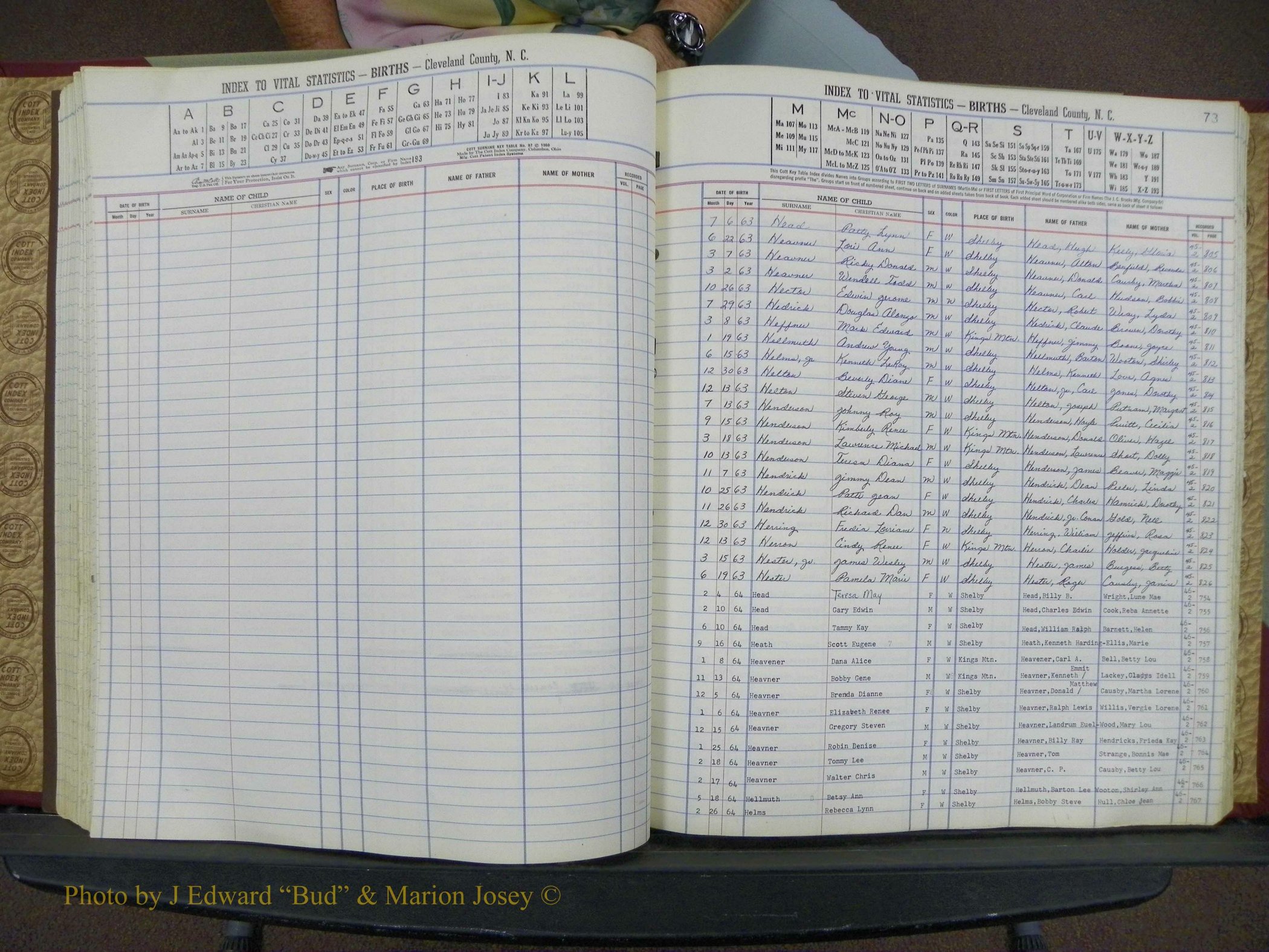 Cleveland Co, NC, Births, A-Z, 1963-1968 (81).JPG