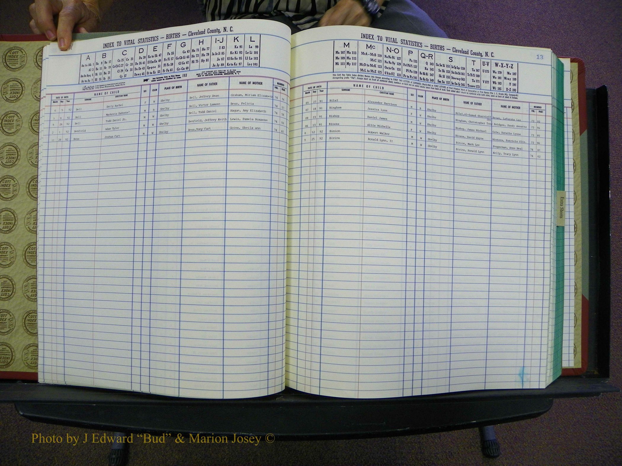 Cleveland Births, 1991-1992, + Delayed Book 2 008.JPG