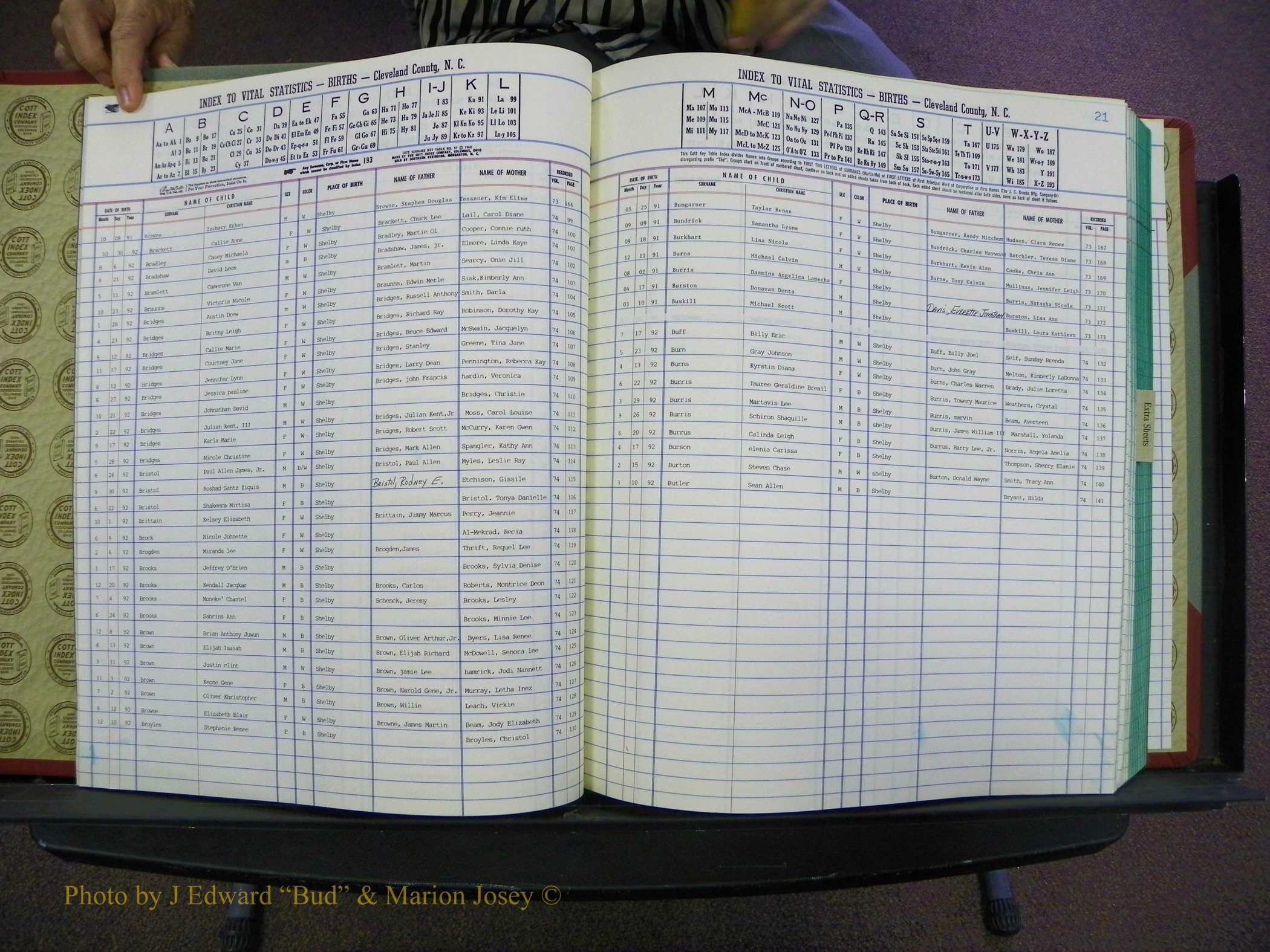 Cleveland Births, 1991-1992, + Delayed Book 2 013.JPG