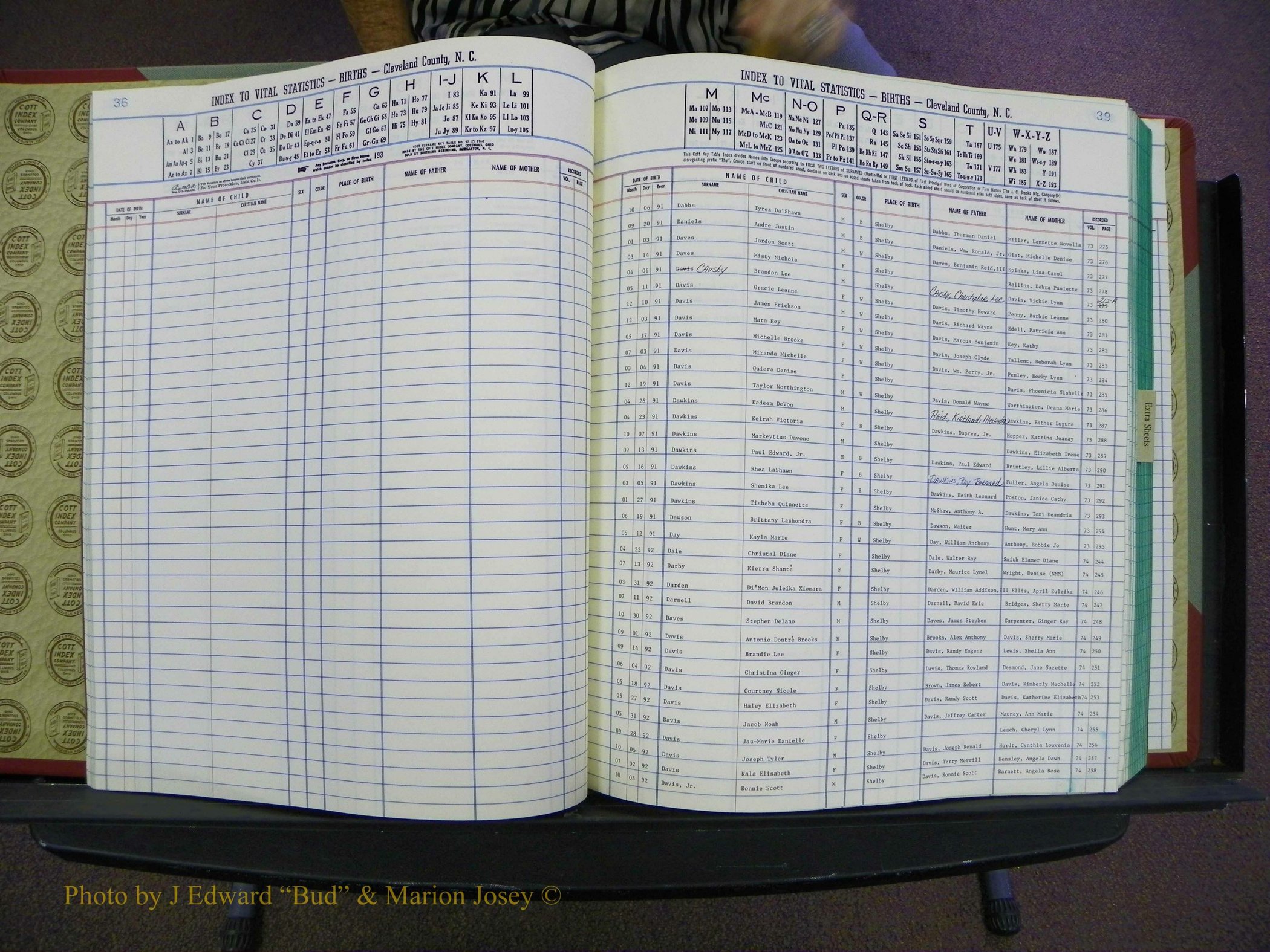 Cleveland Births, 1991-1992, + Delayed Book 2 020.JPG