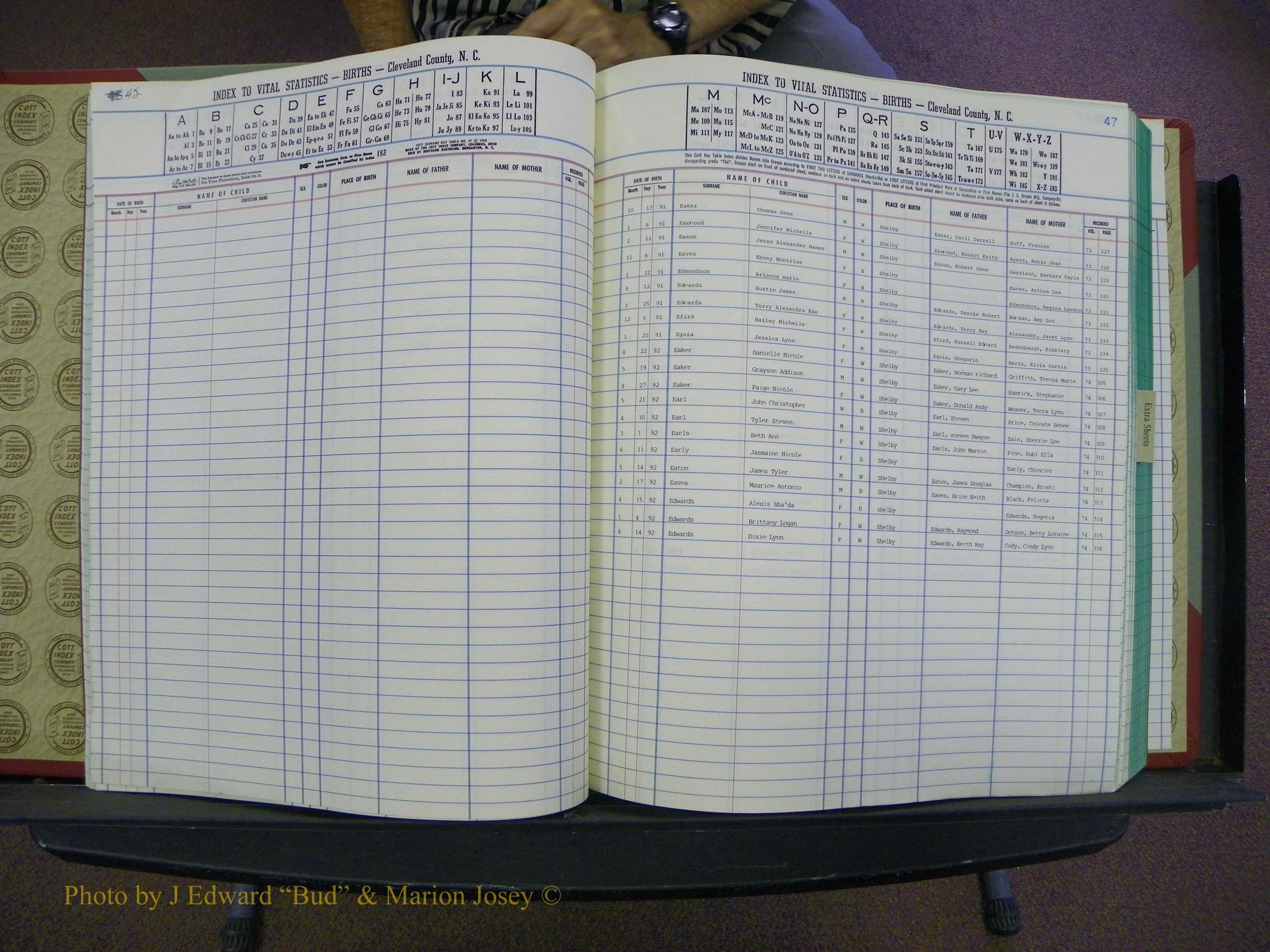 Cleveland Births, 1991-1992, + Delayed Book 2 024.JPG