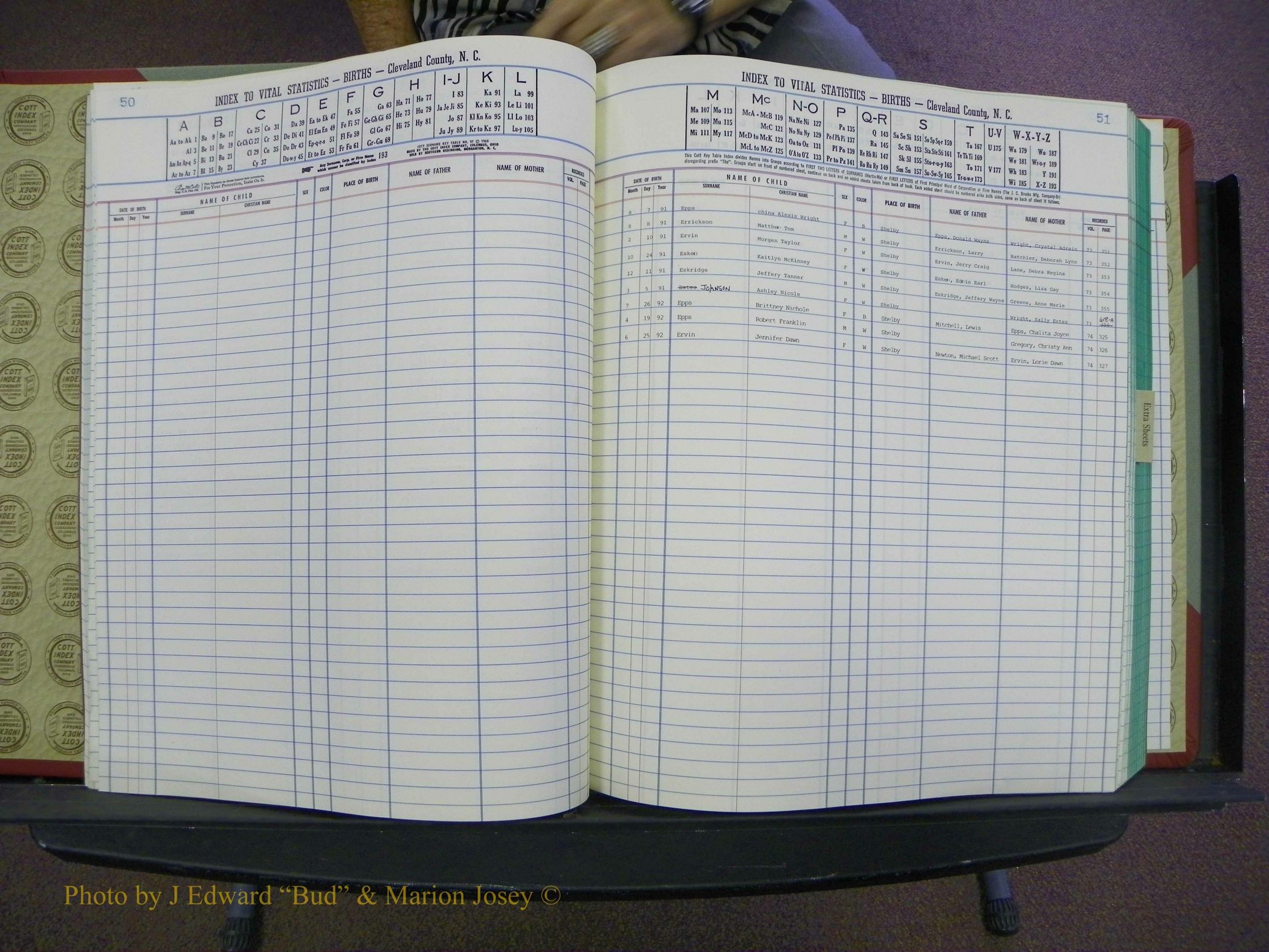 Cleveland Births, 1991-1992, + Delayed Book 2 026.JPG