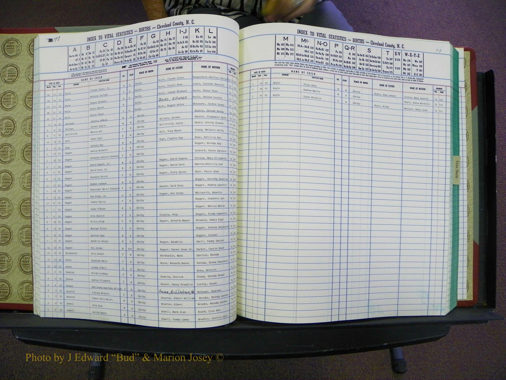 Cleveland Births, 1991-1992, + Delayed Book 2 040.JPG