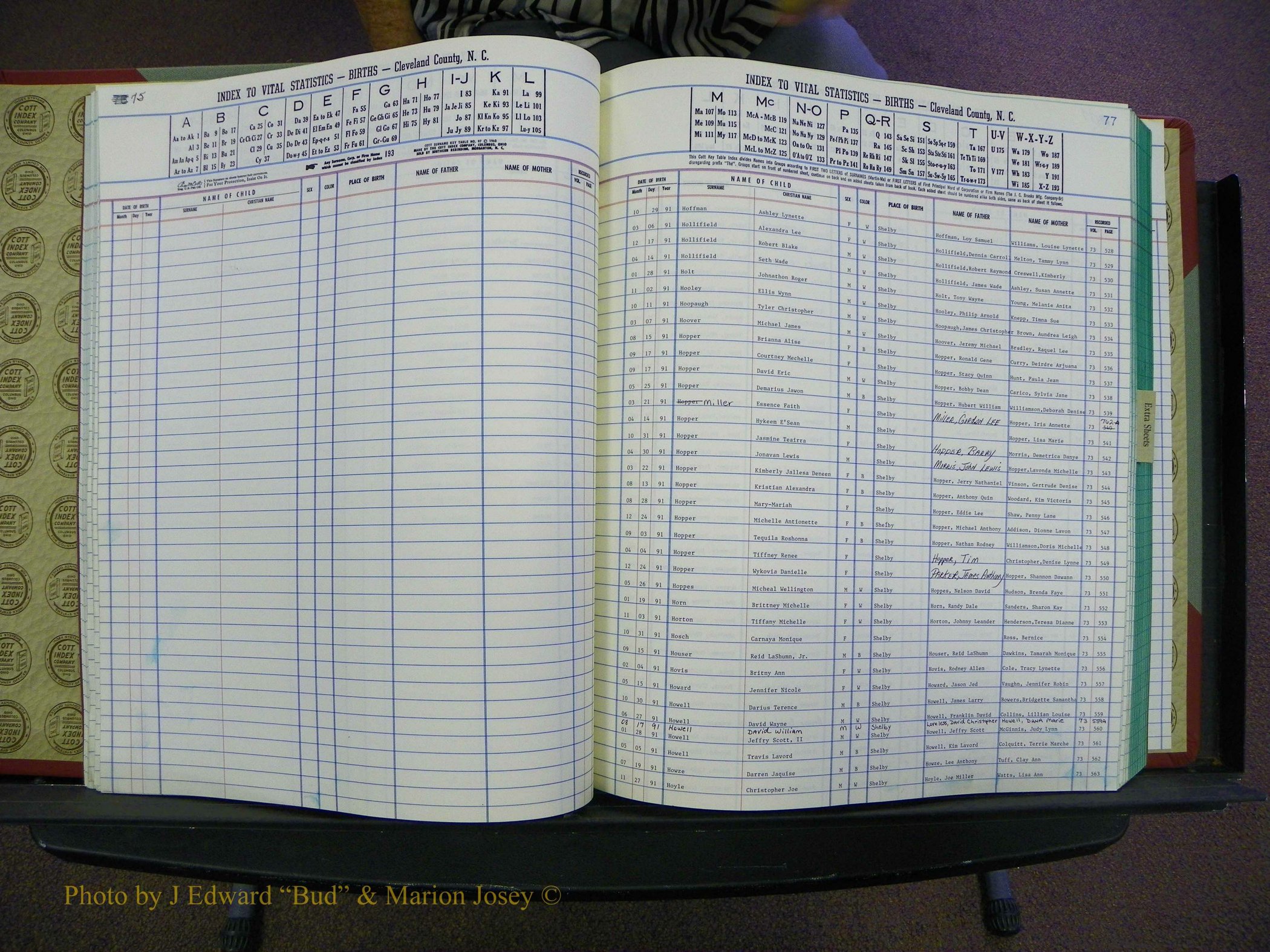 Cleveland Births, 1991-1992, + Delayed Book 2 041.JPG