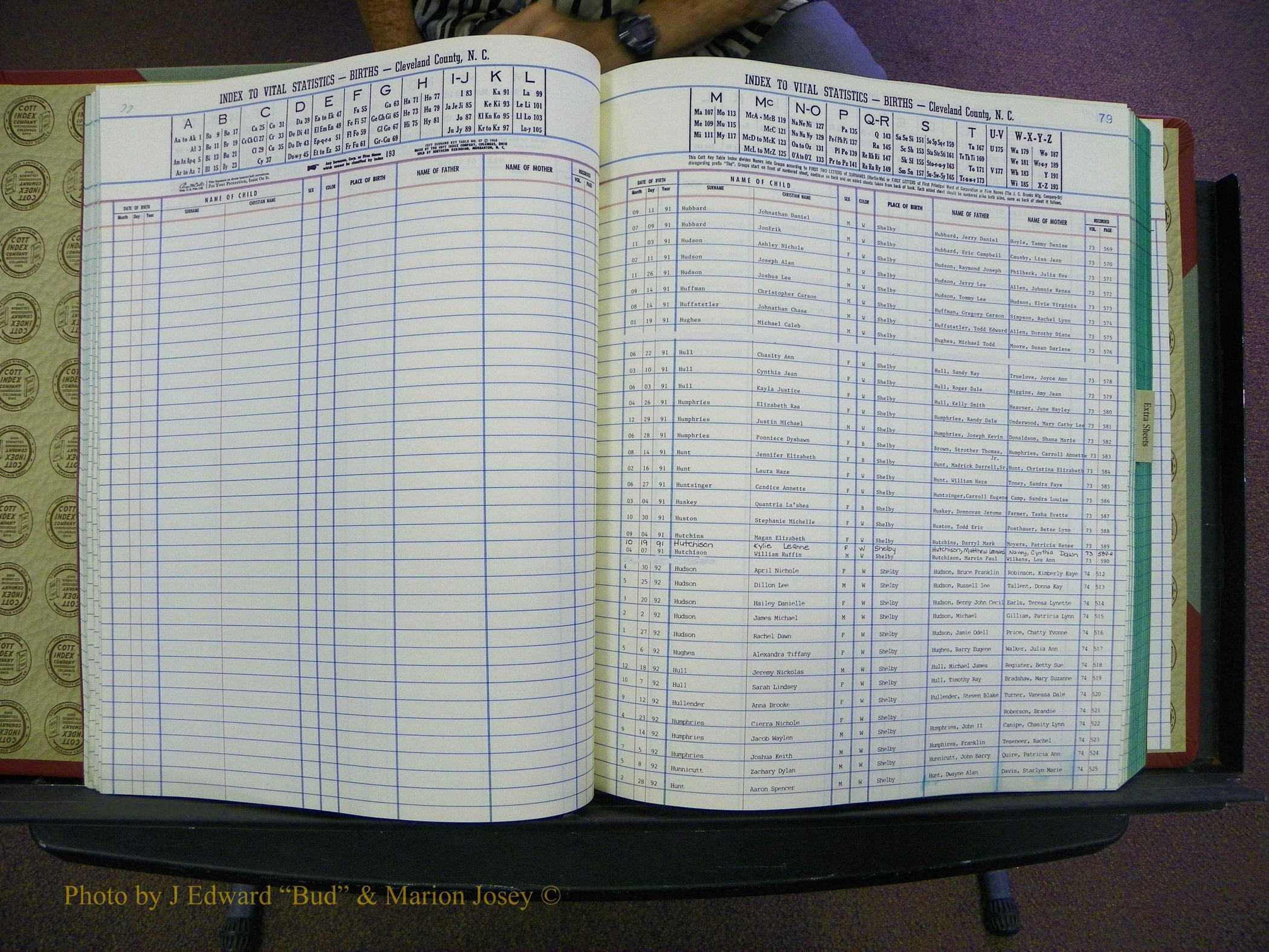 Cleveland Births, 1991-1992, + Delayed Book 2 042.JPG