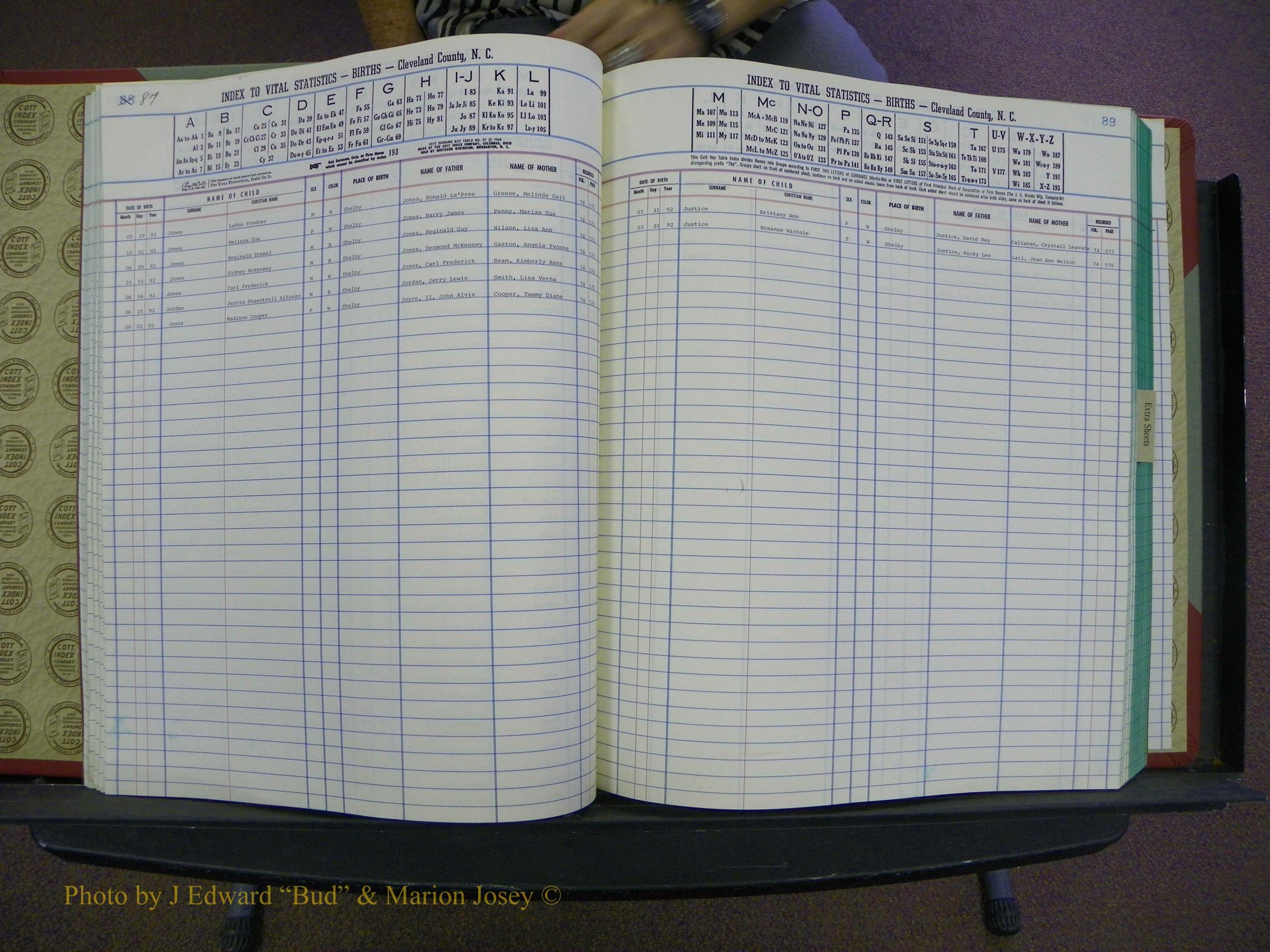 Cleveland Births, 1991-1992, + Delayed Book 2 046.JPG