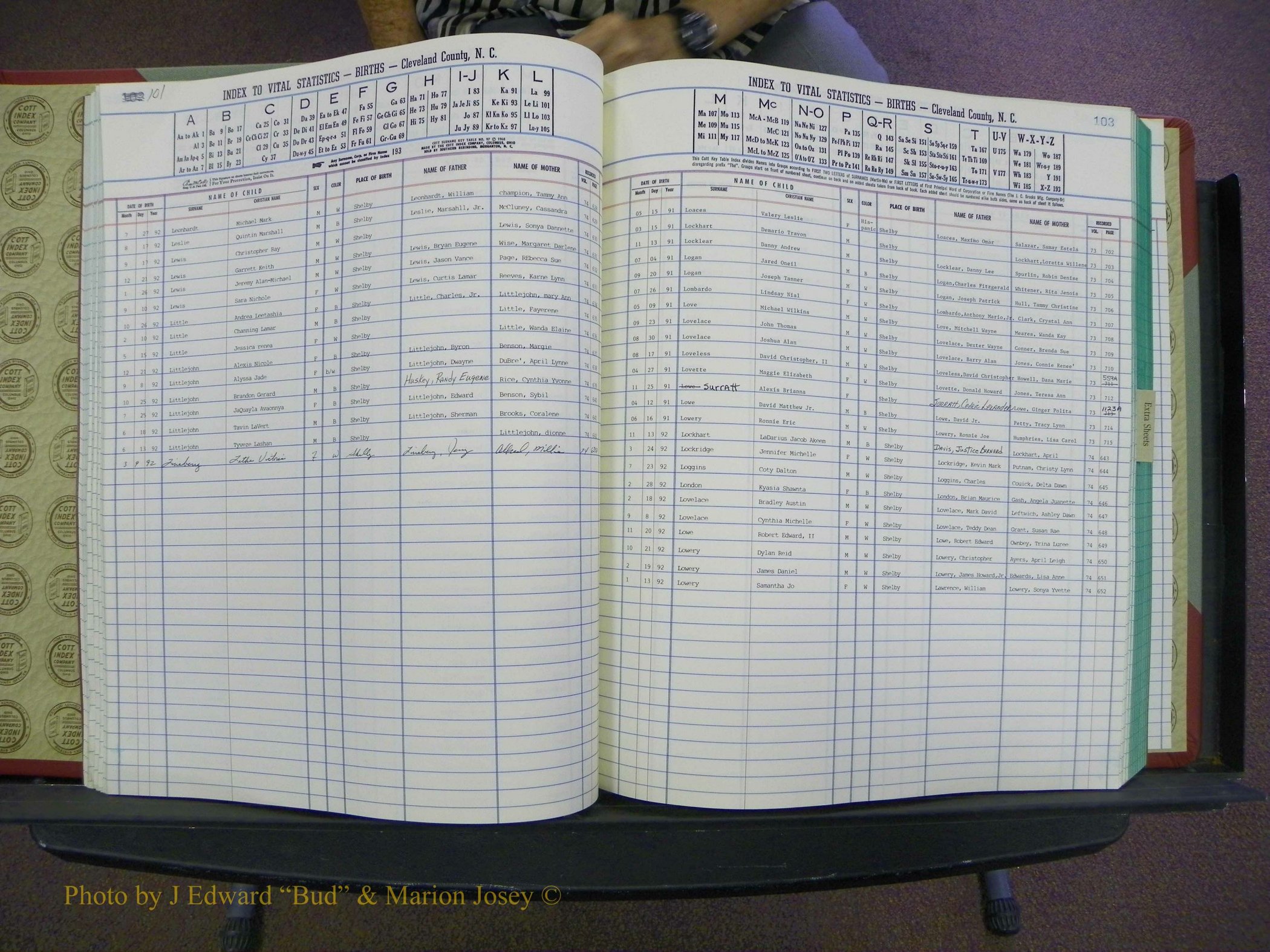 Cleveland Births, 1991-1992, + Delayed Book 2 053.JPG