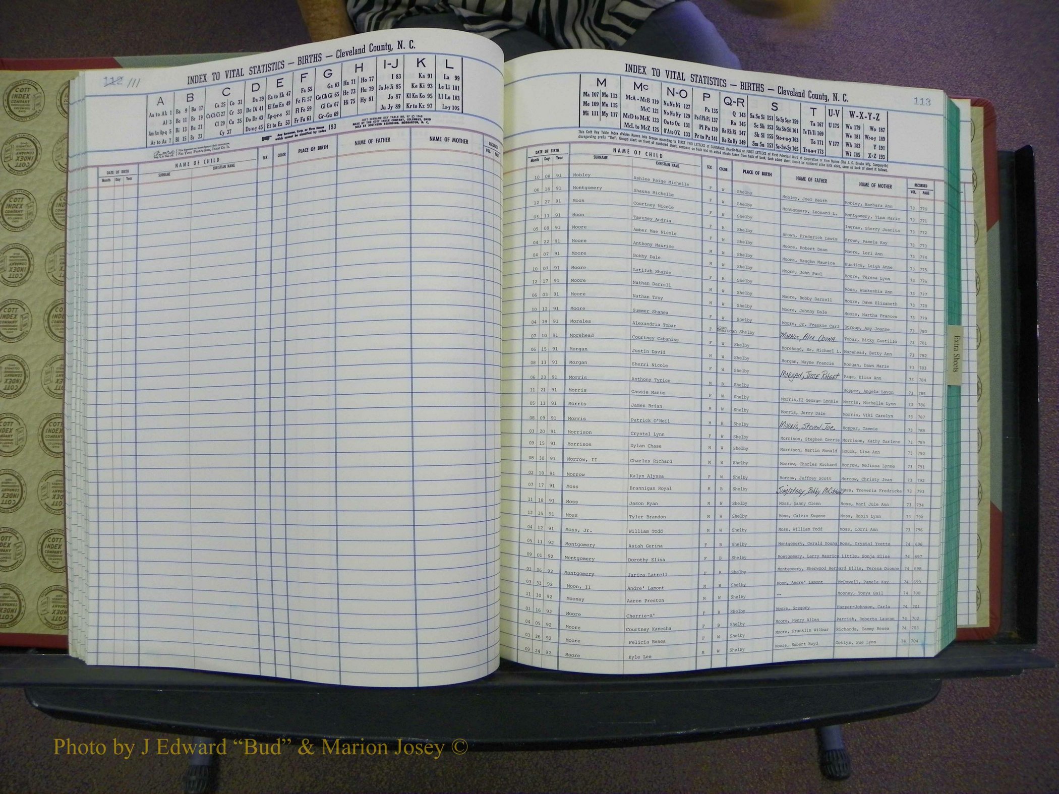 Cleveland Births, 1991-1992, + Delayed Book 2 058.JPG