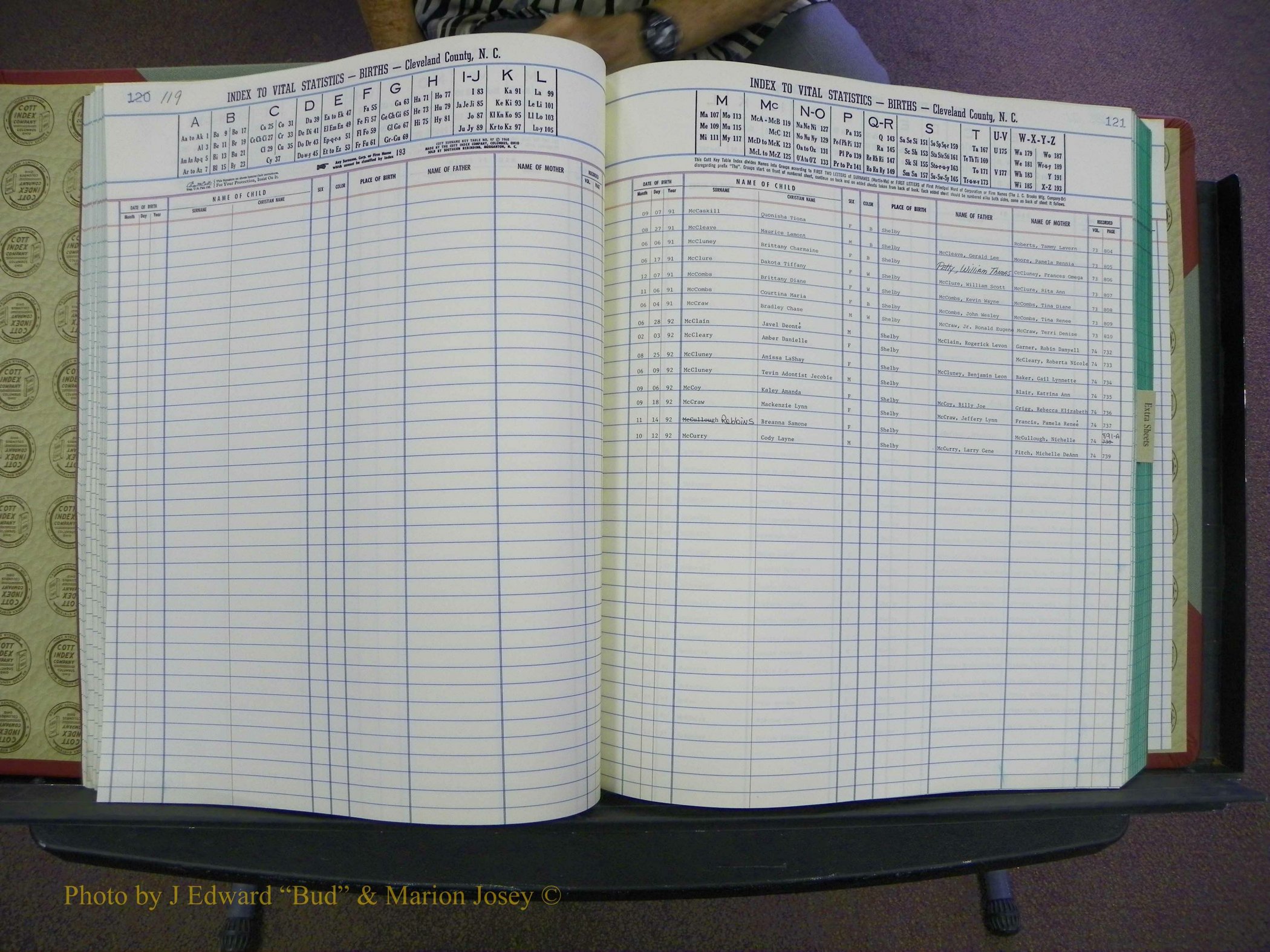 Cleveland Births, 1991-1992, + Delayed Book 2 061.JPG