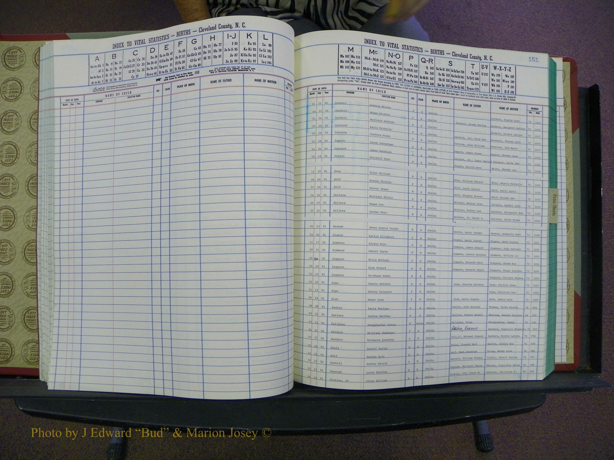 Cleveland Births, 1991-1992, + Delayed Book 2 077.JPG