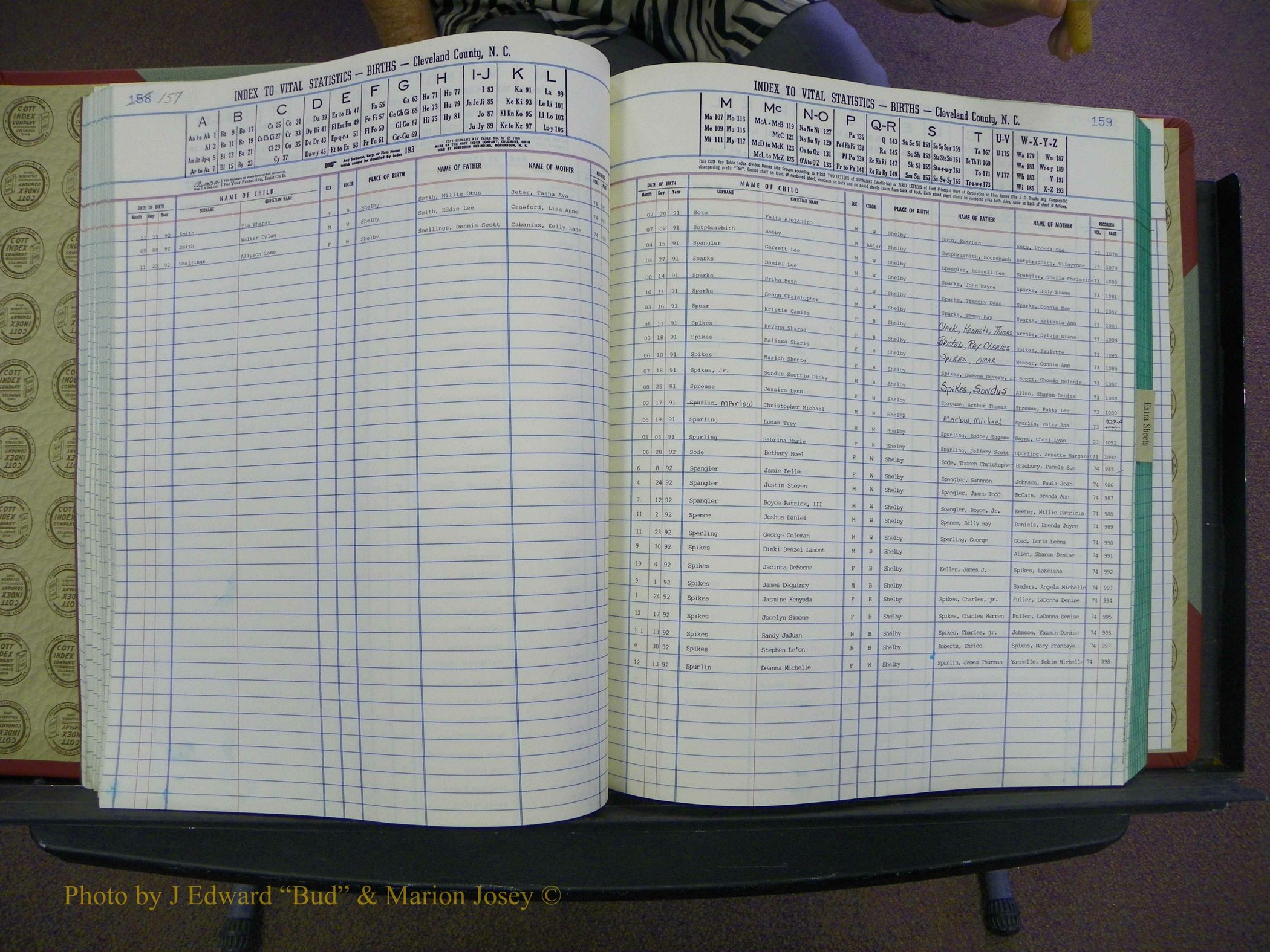 Cleveland Births, 1991-1992, + Delayed Book 2 081.JPG