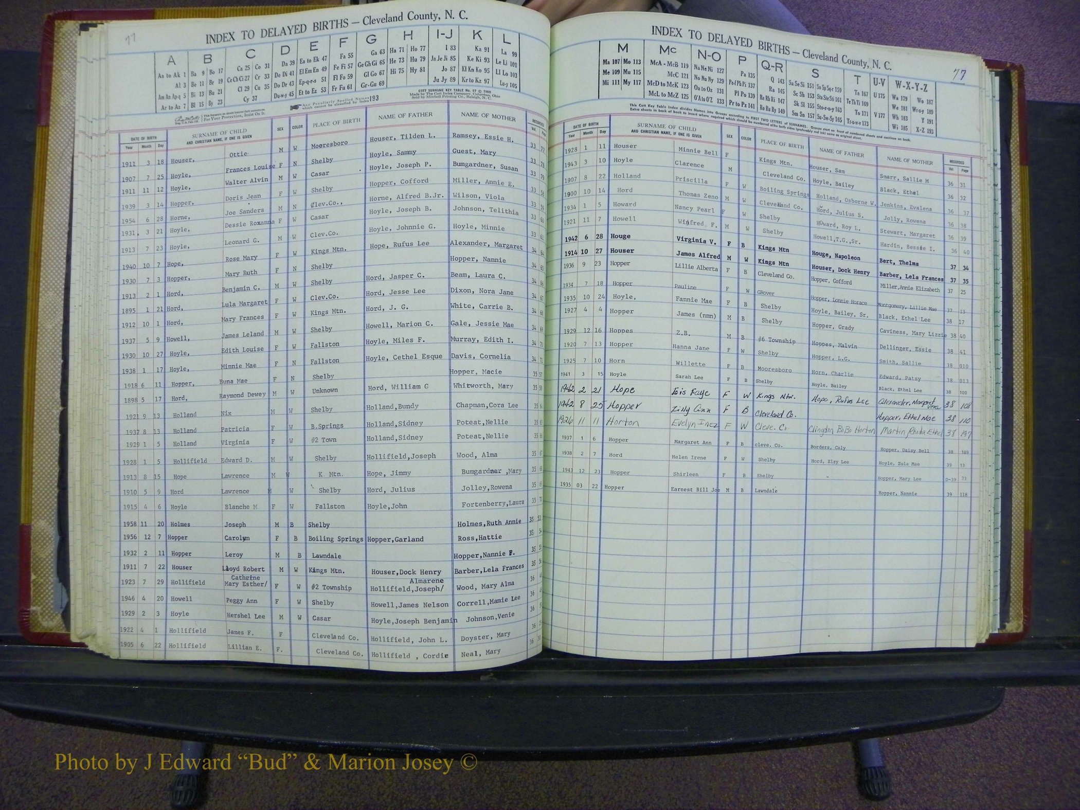 Cleveland Births, 1991-1992, + Delayed Book 2 149.JPG