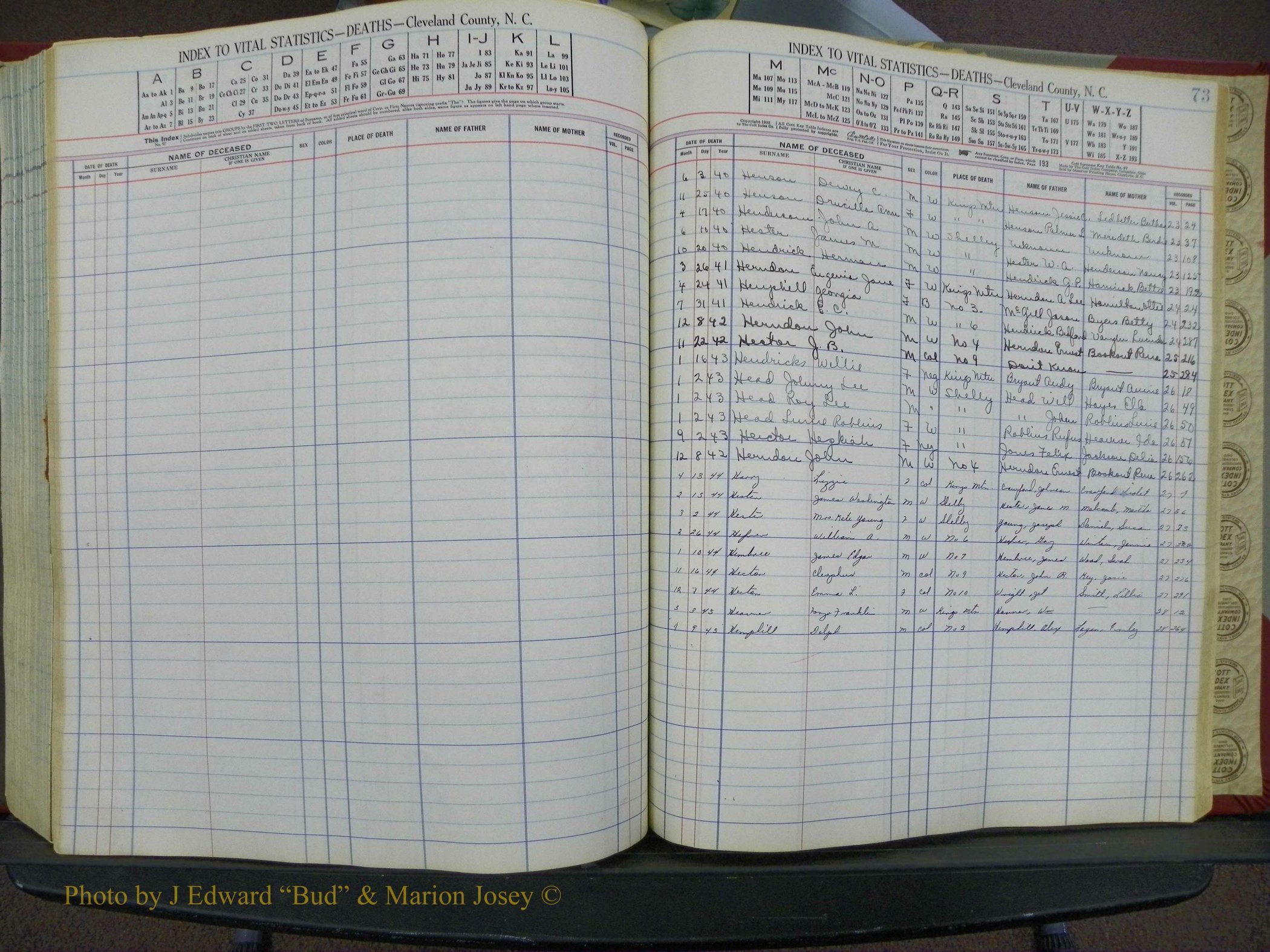 Cleveland Co, NC Deaths, A-Z, 1940-1945 (39).JPG