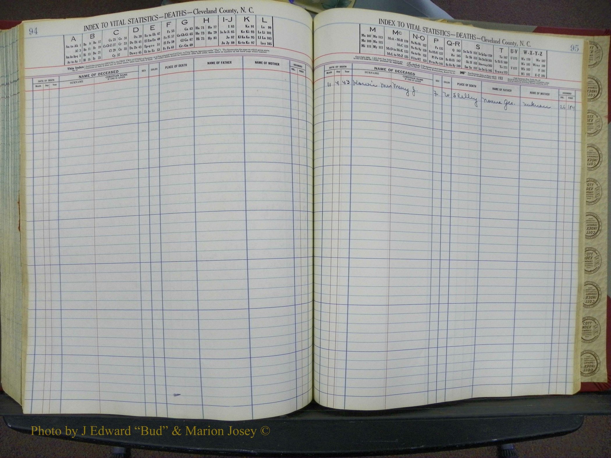Cleveland Co, NC Deaths, A-Z, 1940-1945 (50).JPG