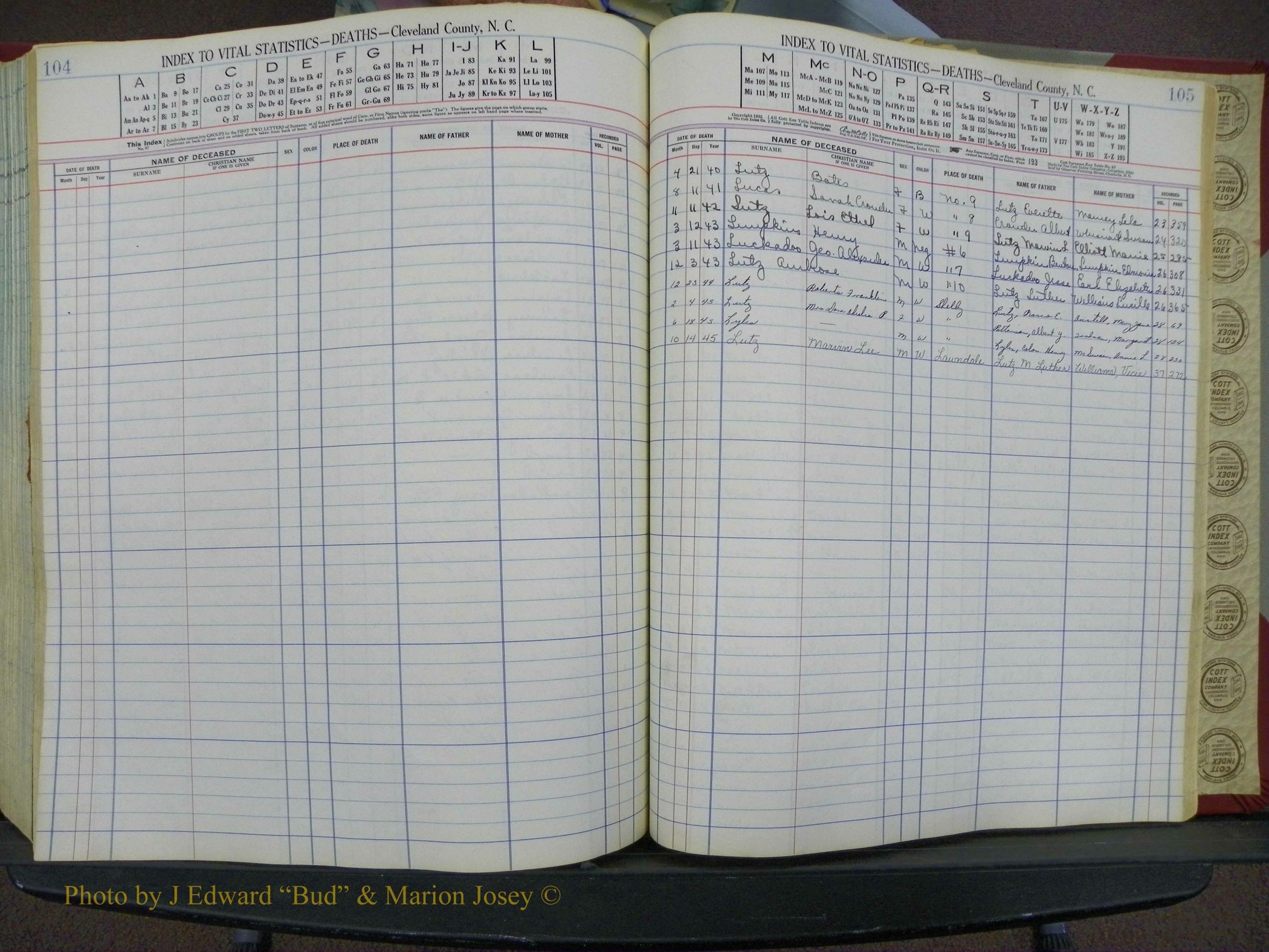 Cleveland Co, NC Deaths, A-Z, 1940-1945 (55).JPG