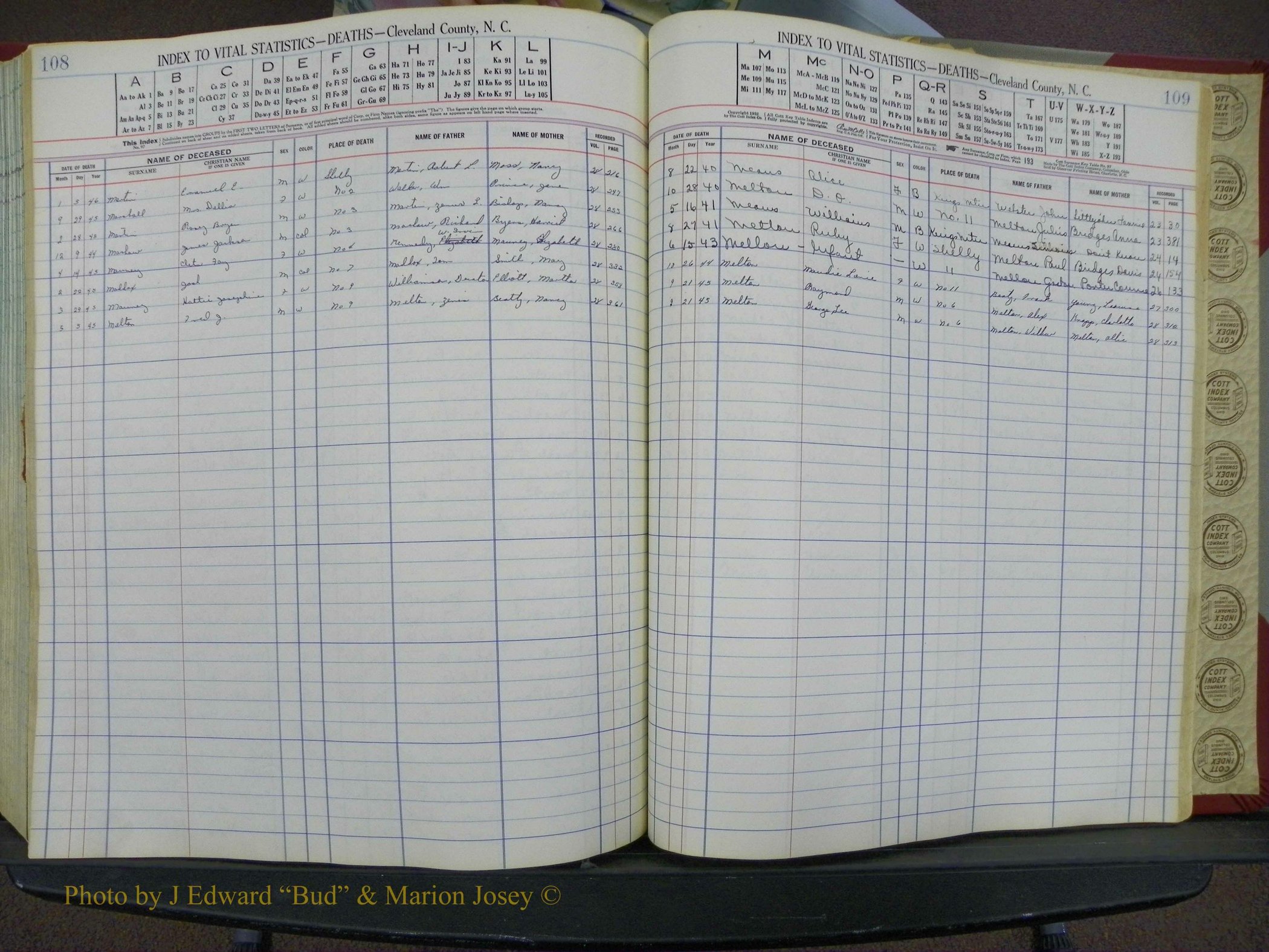 Cleveland Co, NC Deaths, A-Z, 1940-1945 (56).JPG