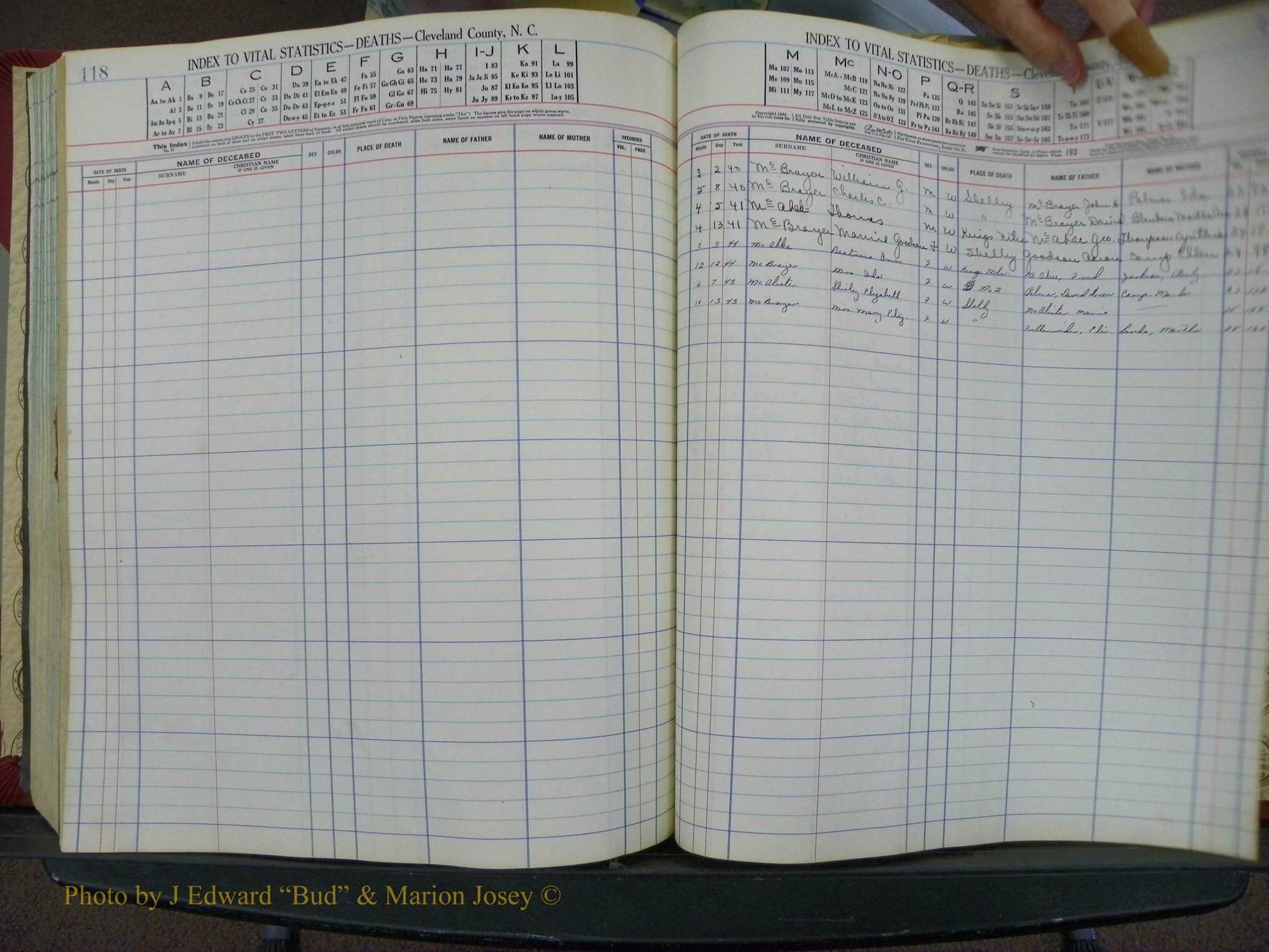 Cleveland Co, NC Deaths, A-Z, 1940-1945 (62).JPG