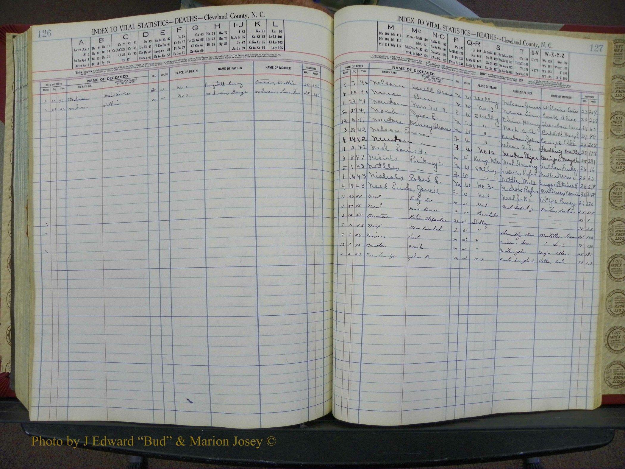 Cleveland Co, NC Deaths, A-Z, 1940-1945 (66).JPG