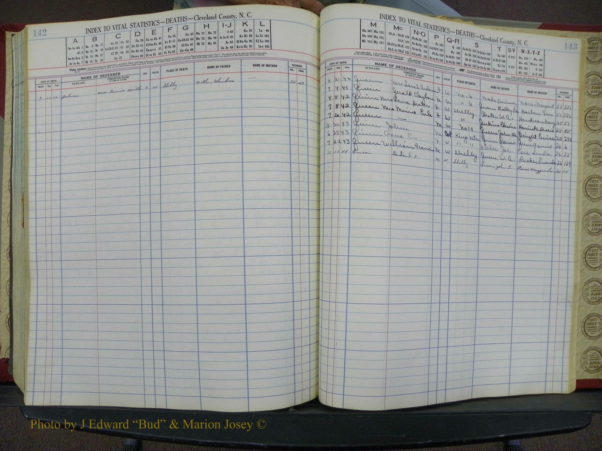Cleveland Co, NC Deaths, A-Z, 1940-1945 (73).JPG