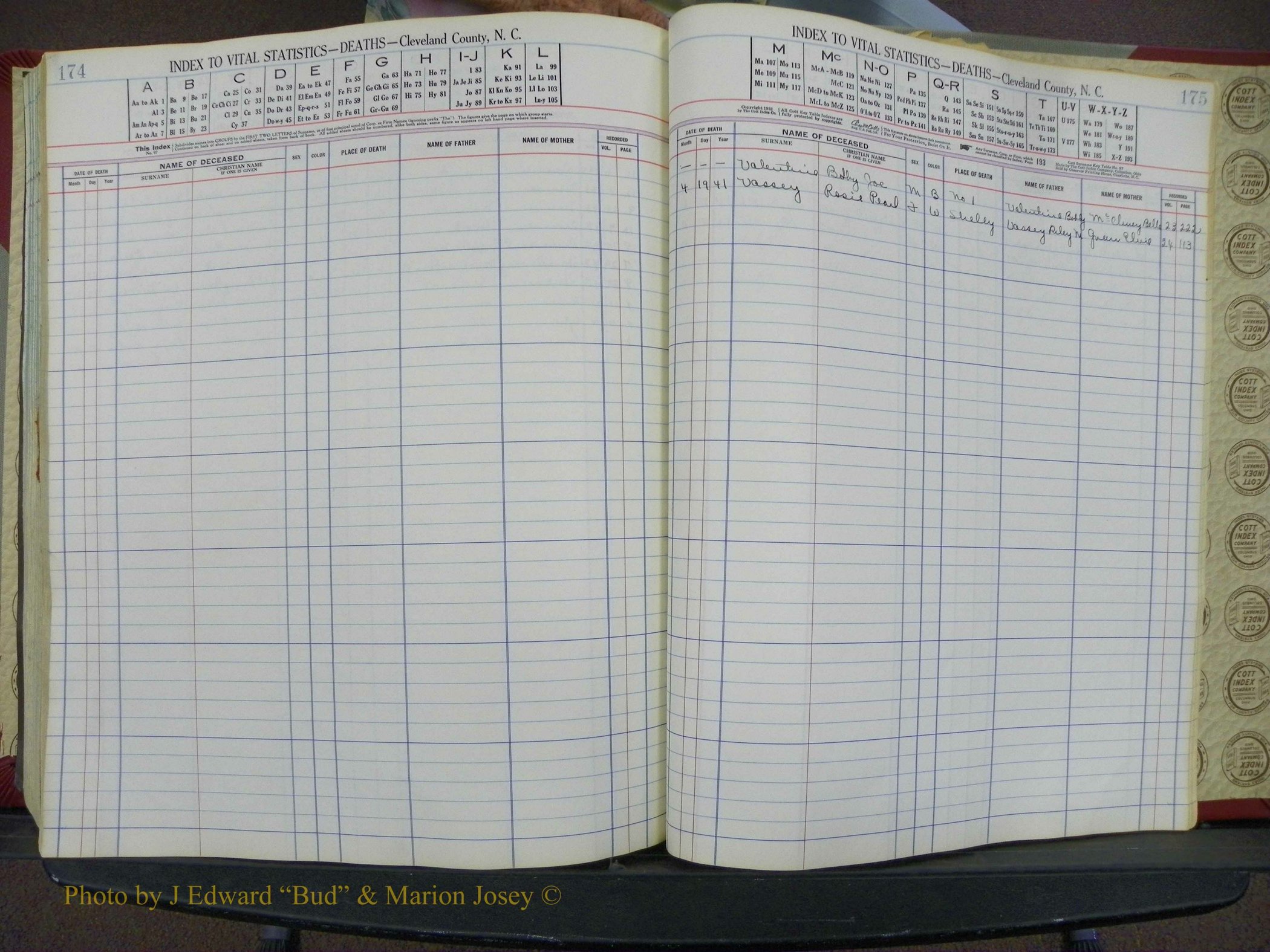 Cleveland Co, NC Deaths, A-Z, 1940-1945 (90).JPG