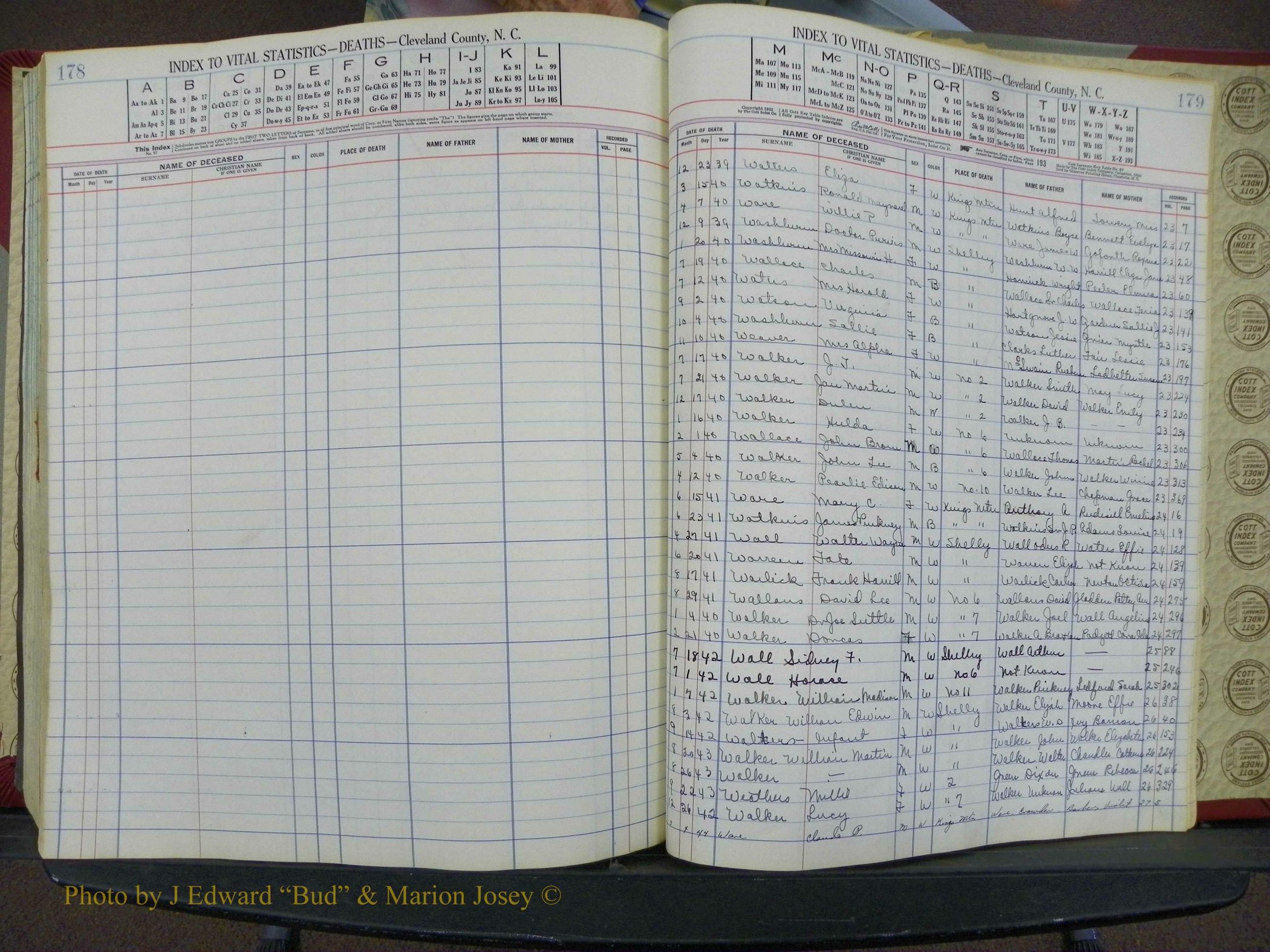 Cleveland Co, NC Deaths, A-Z, 1940-1945 (92).JPG
