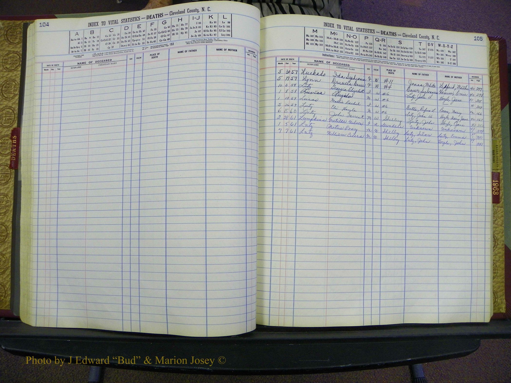 Cleveland Co, NC Deaths, A-Z, 1957-1968 (59).JPG