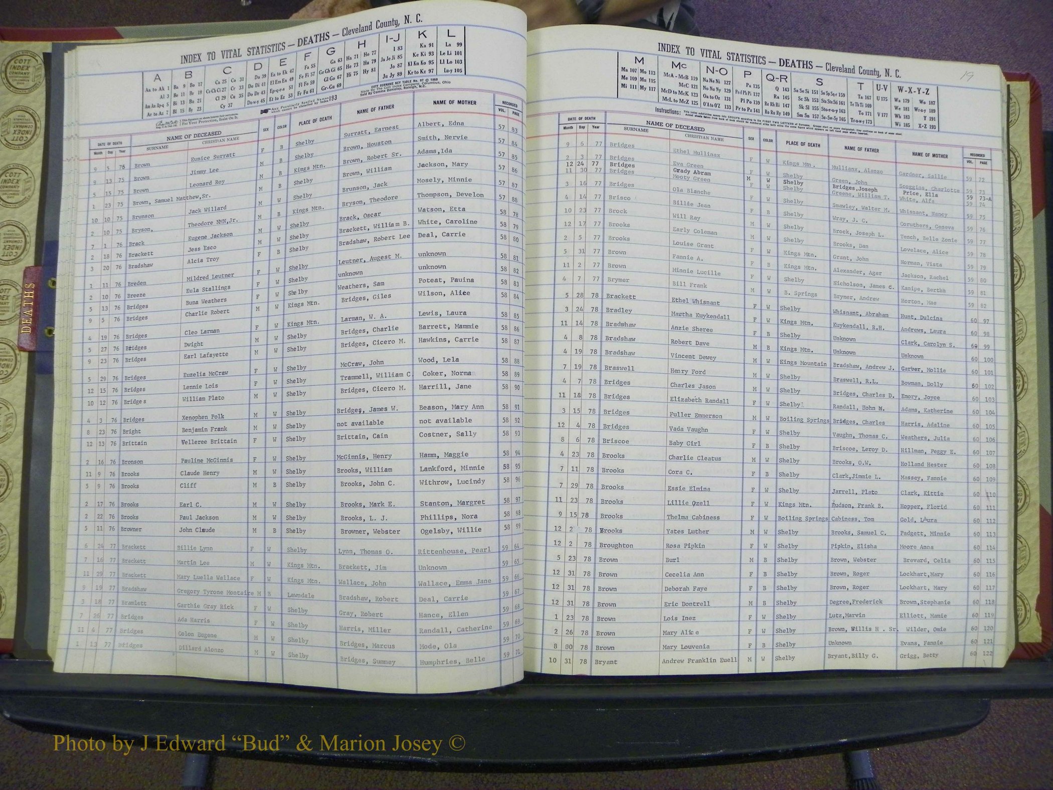 Cleveland Co, NC Deaths, A-Z, 1969-1983 (25).JPG