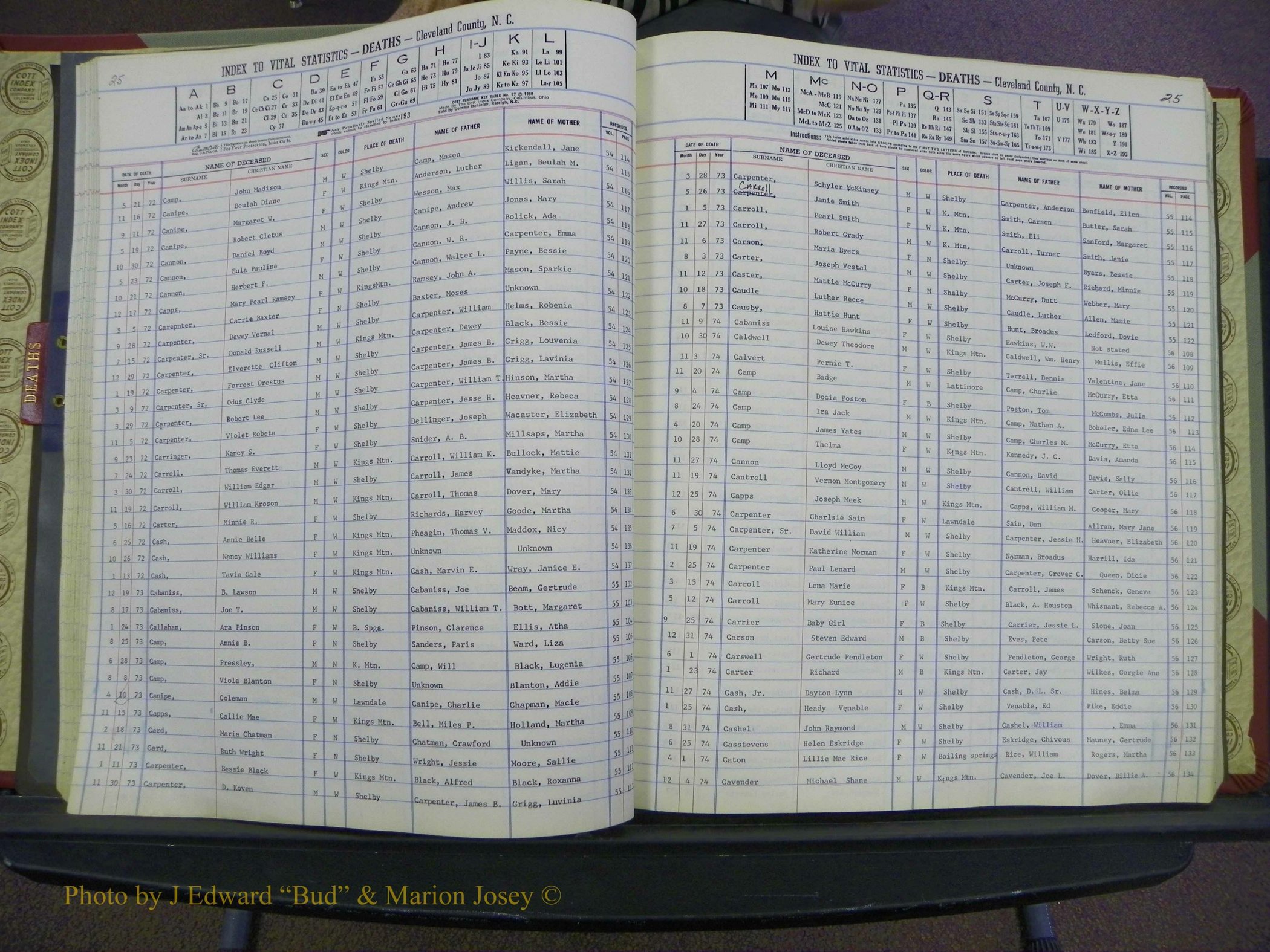Cleveland Co, NC Deaths, A-Z, 1969-1983 (33).JPG