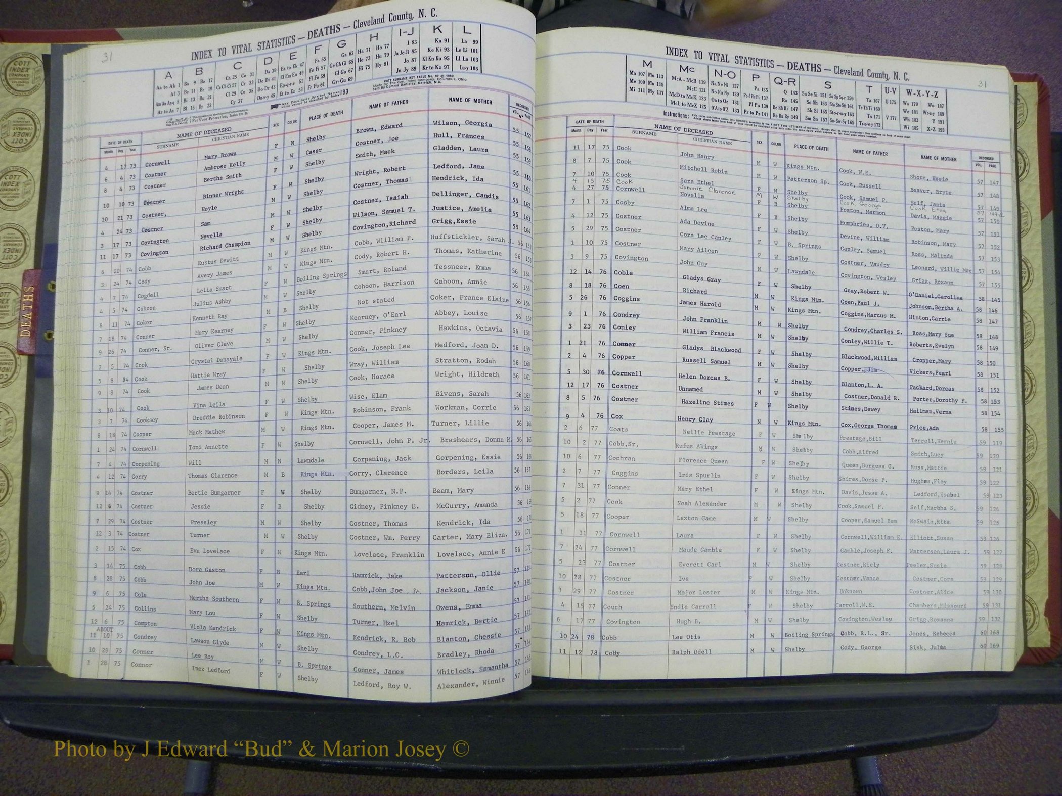 Cleveland Co, NC Deaths, A-Z, 1969-1983 (42).JPG