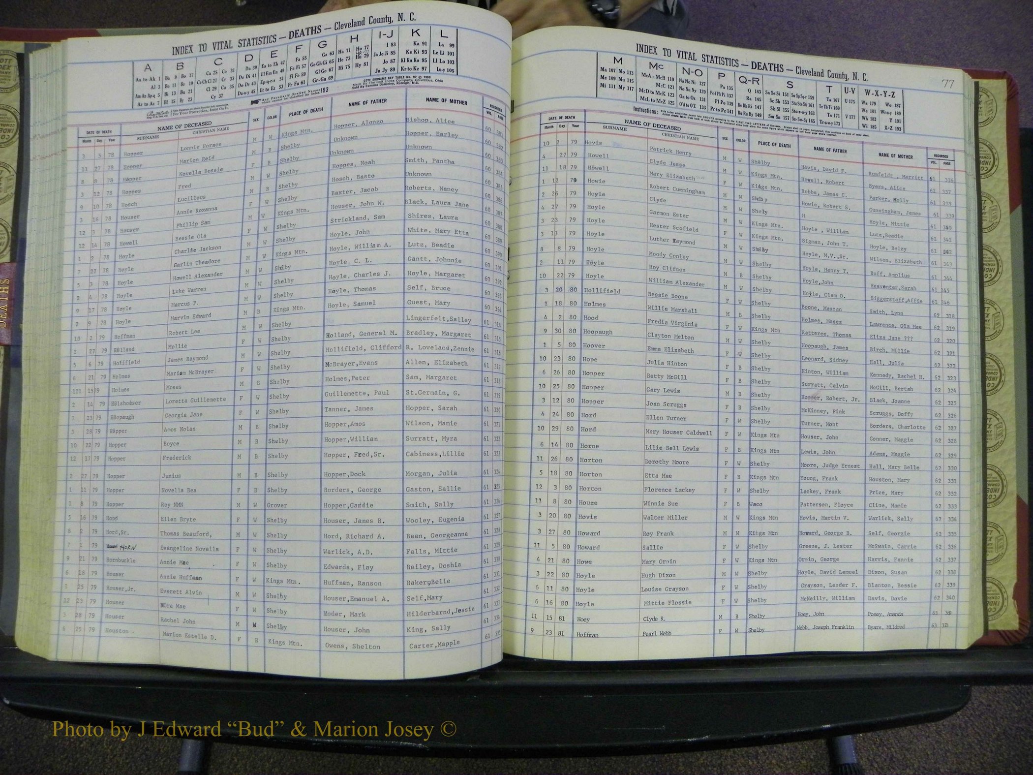 Cleveland Co, NC Deaths, A-Z, 1969-1983 (96).JPG