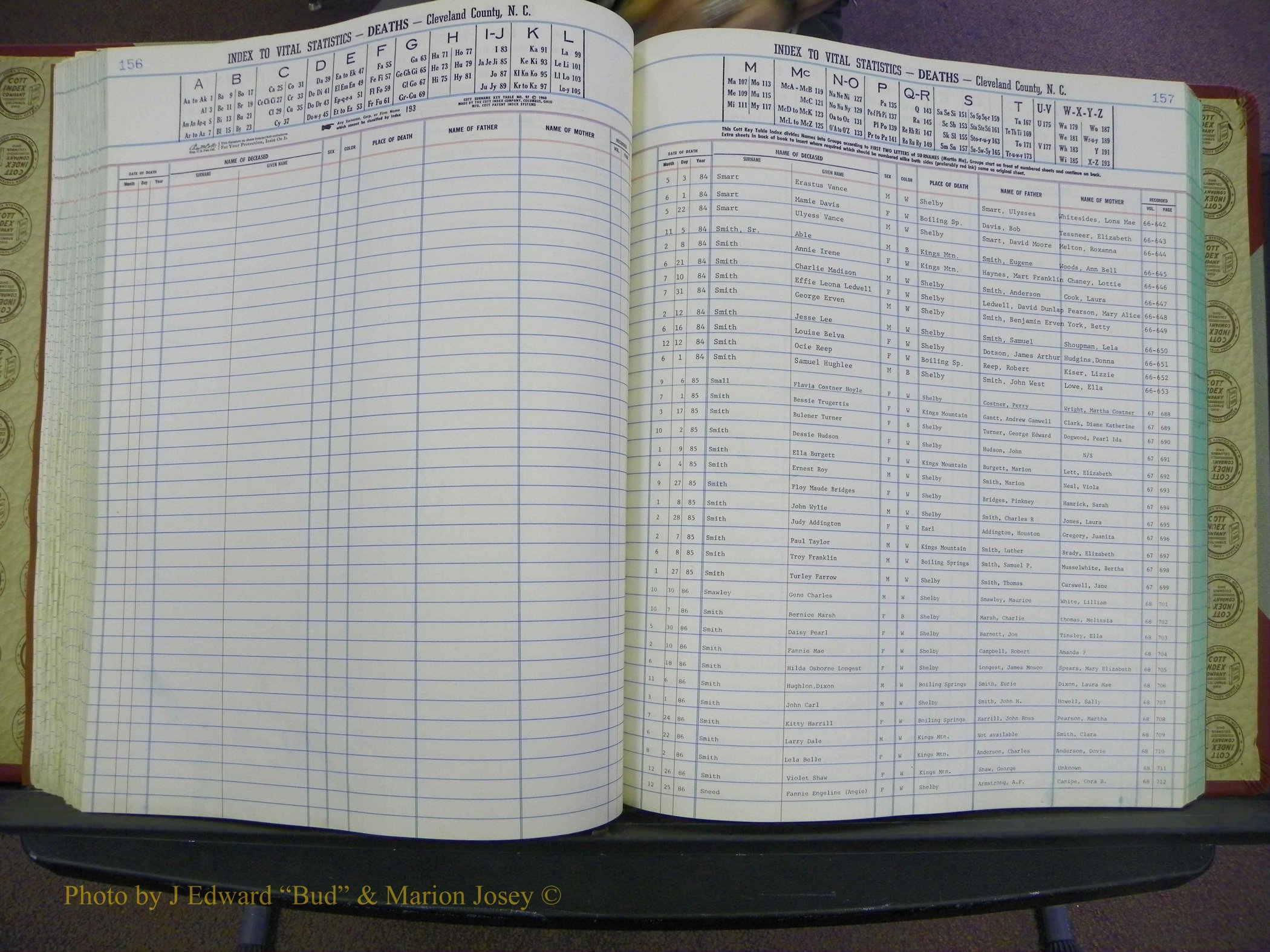 Cleveland Co, NC Deaths, A-Z, 1984-1992 (137).JPG
