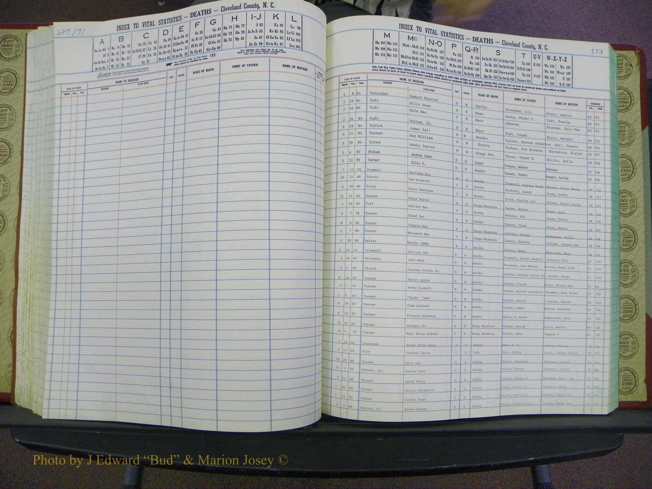 Cleveland Co, NC Deaths, A-Z, 1984-1992 (149).JPG