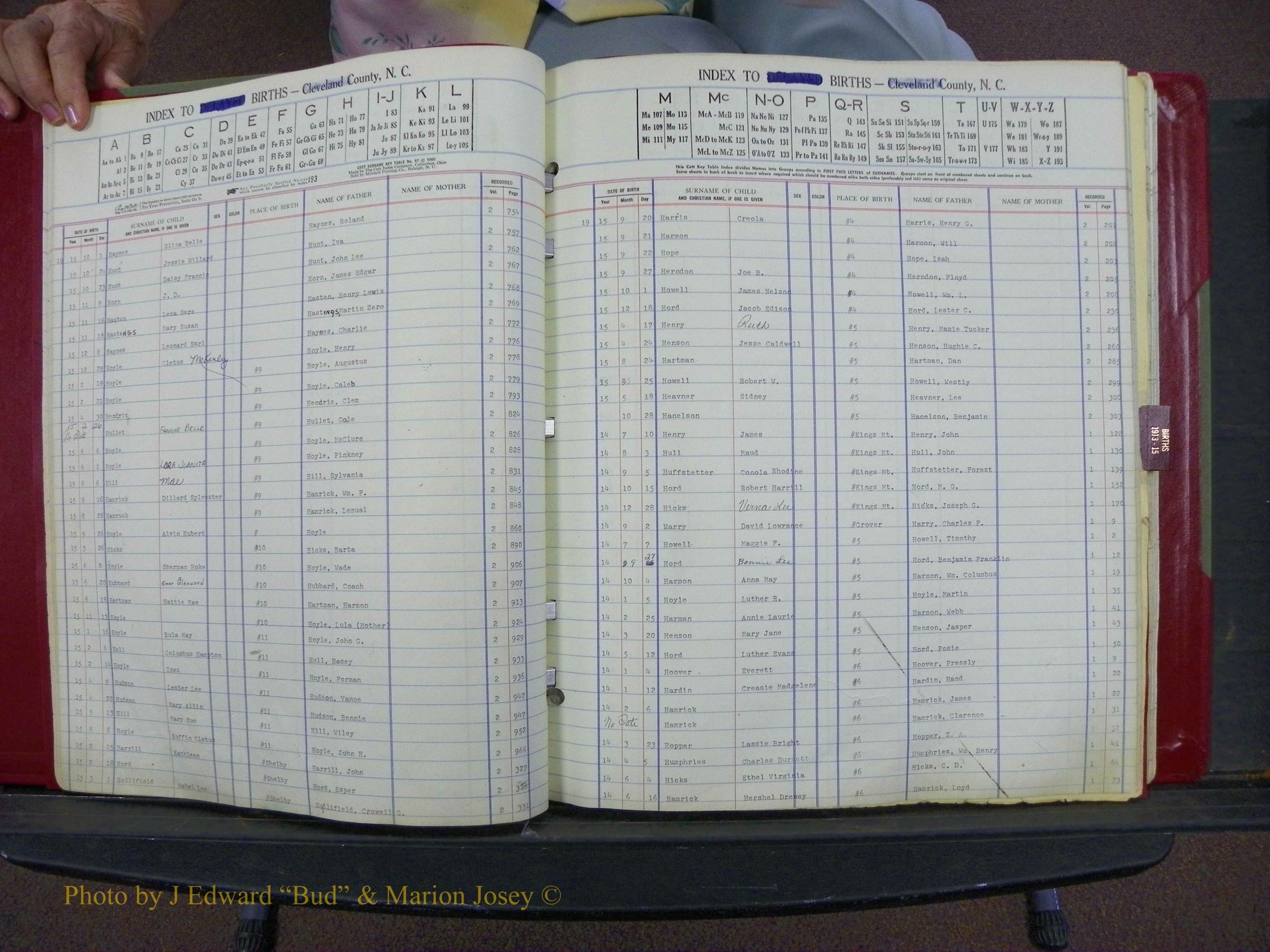 Cleveland Co, NC Delayed Births Thru 1960 (20).JPG
