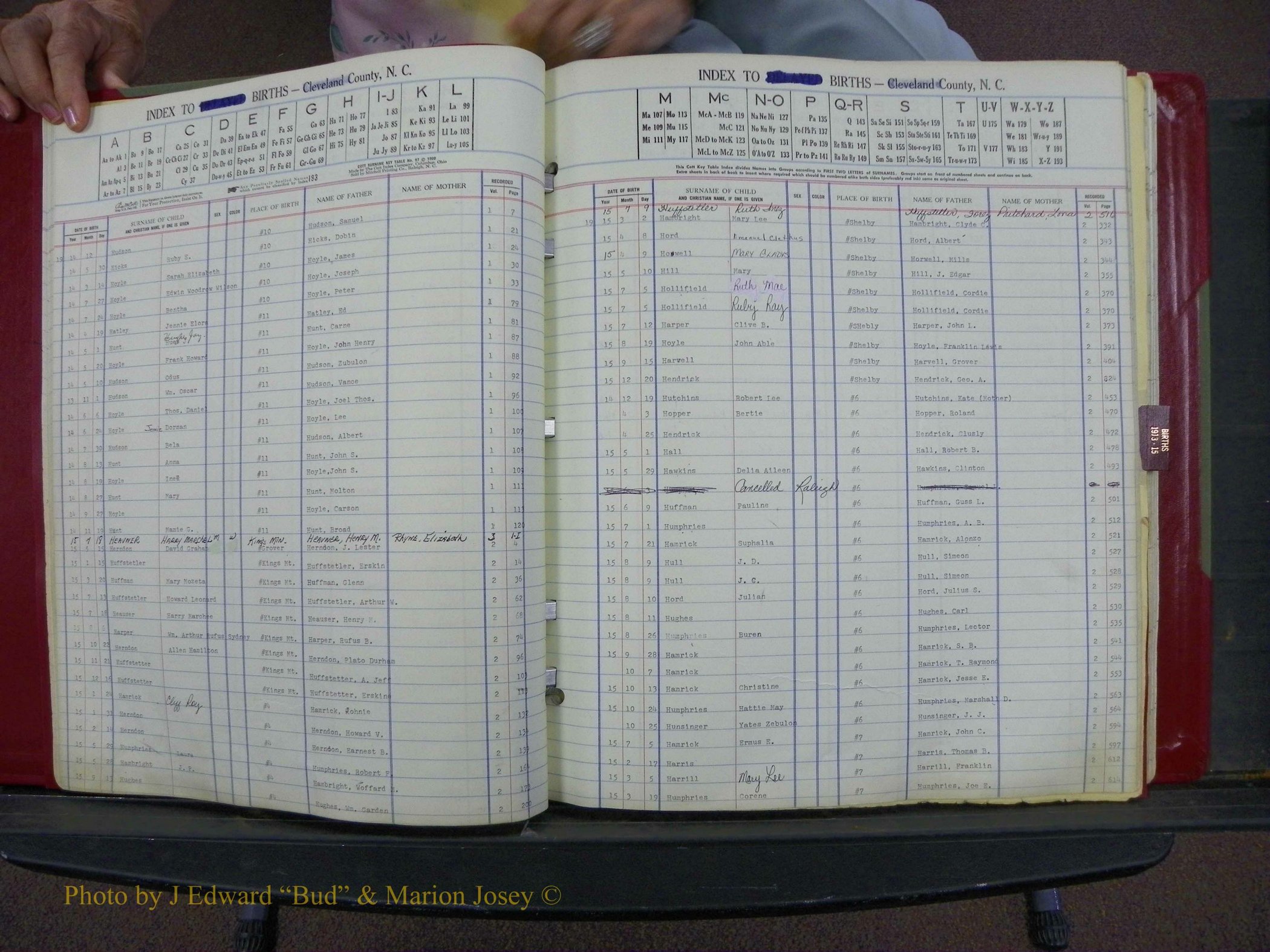 Cleveland Co, NC Delayed Births Thru 1960 (23).JPG