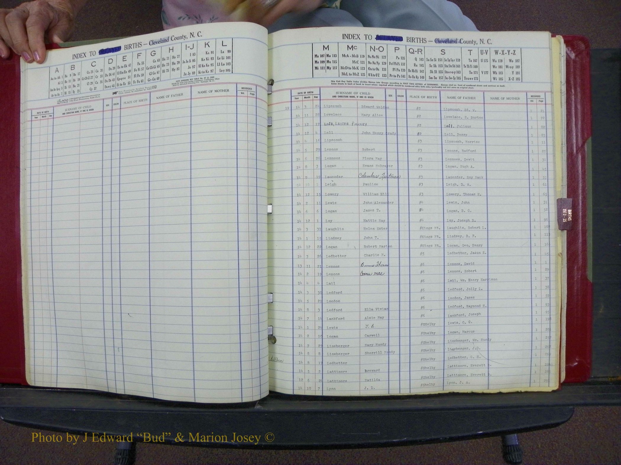 Cleveland Co, NC Delayed Births Thru 1960 (26).JPG
