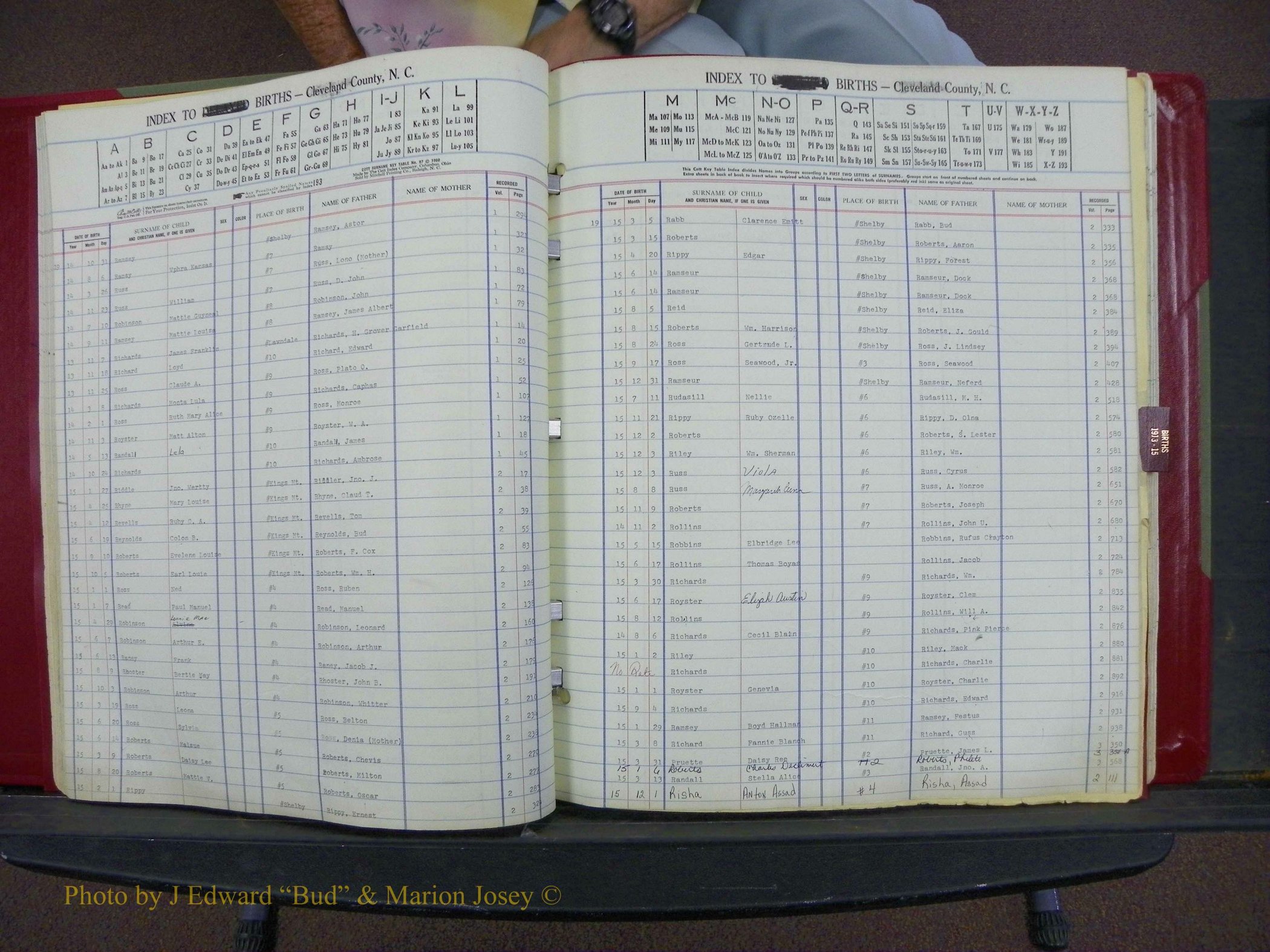 Cleveland Co, NC Delayed Births Thru 1960 (38).JPG