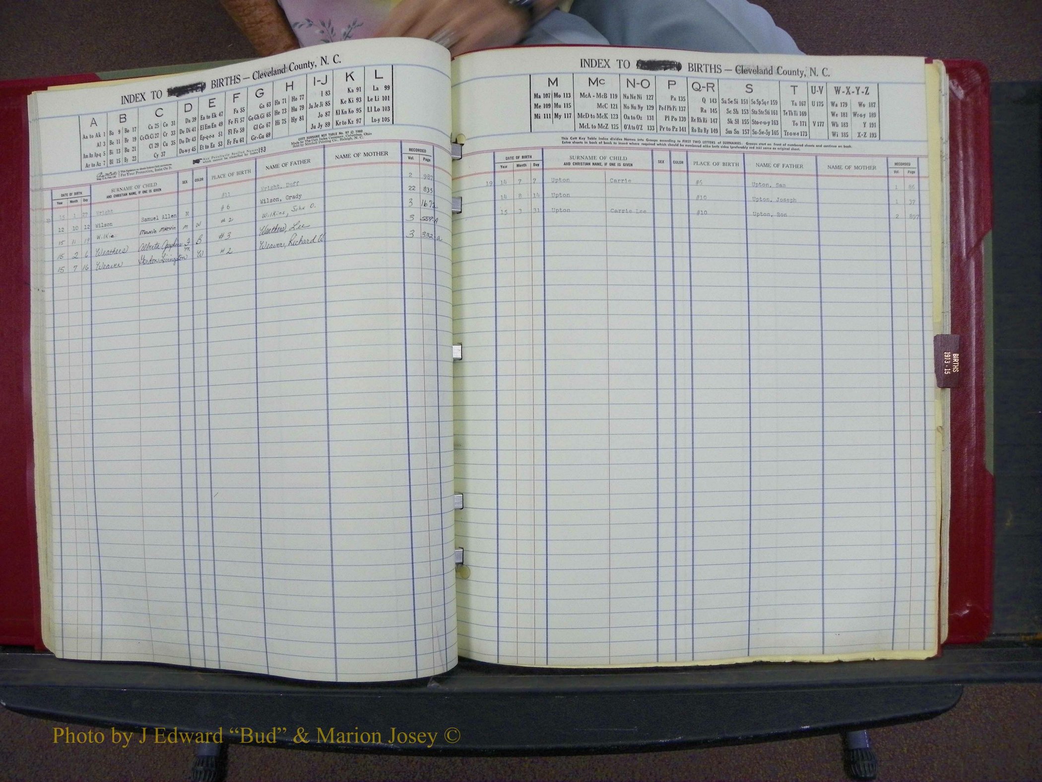 Cleveland Co, NC Delayed Births Thru 1960 (48).JPG