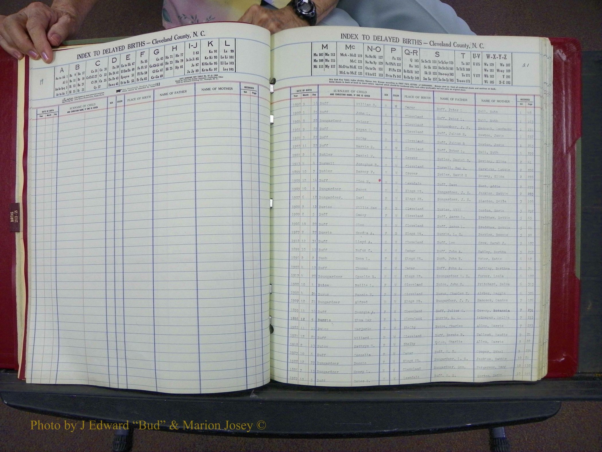 Cleveland Co, NC Delayed Births Thru 1960 (66).JPG