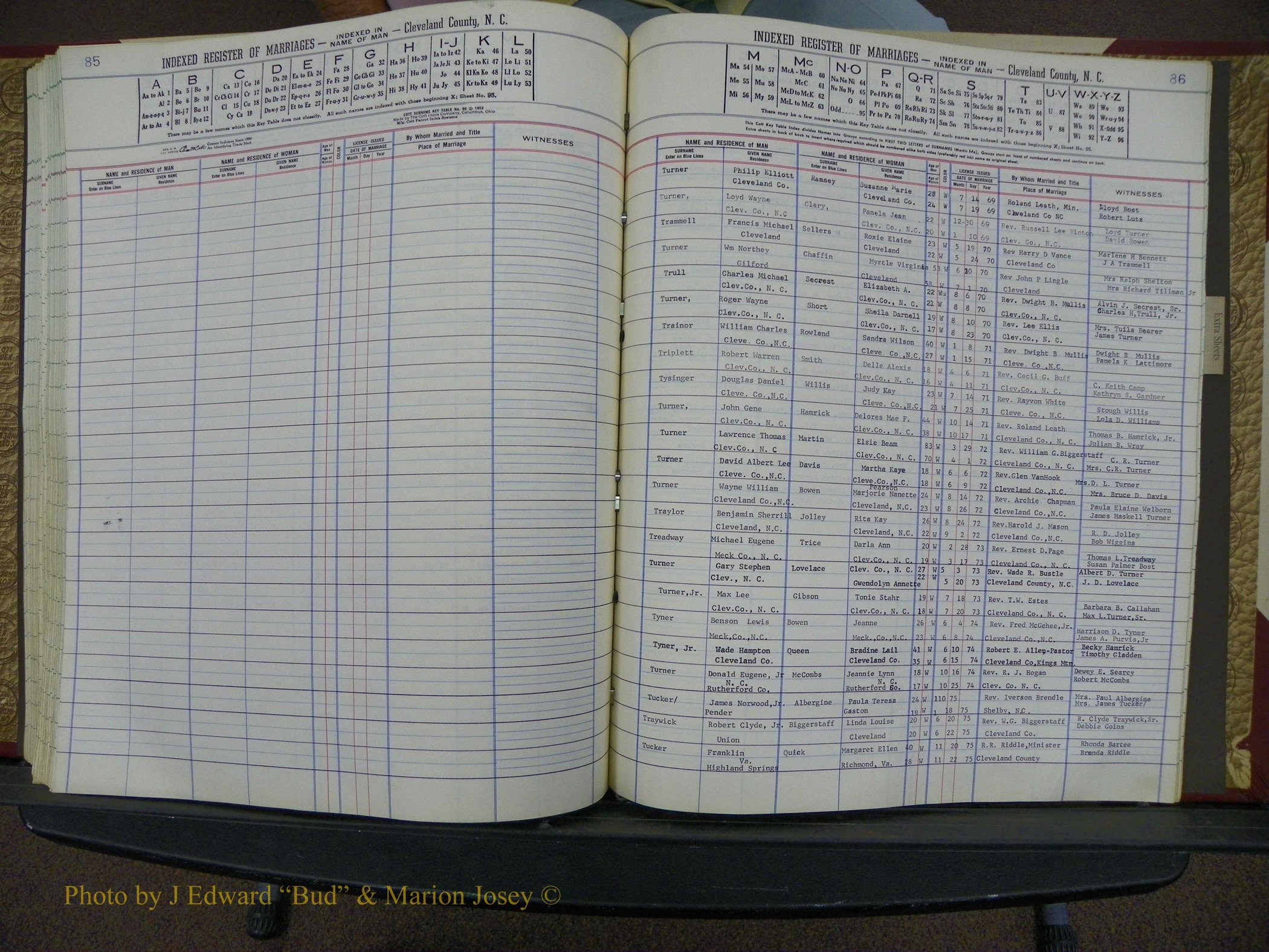 Cleveland Co, NC Marriage Book 8, A-Z, 1969-1981 (139).JPG