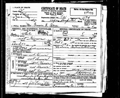 Acree, Grover Cleveland H, Charlerston Co, SC.jpg