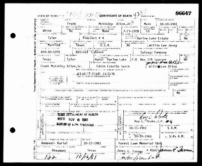 Allen, Frank McKinley Jr, Tyler Co, TX.jpg